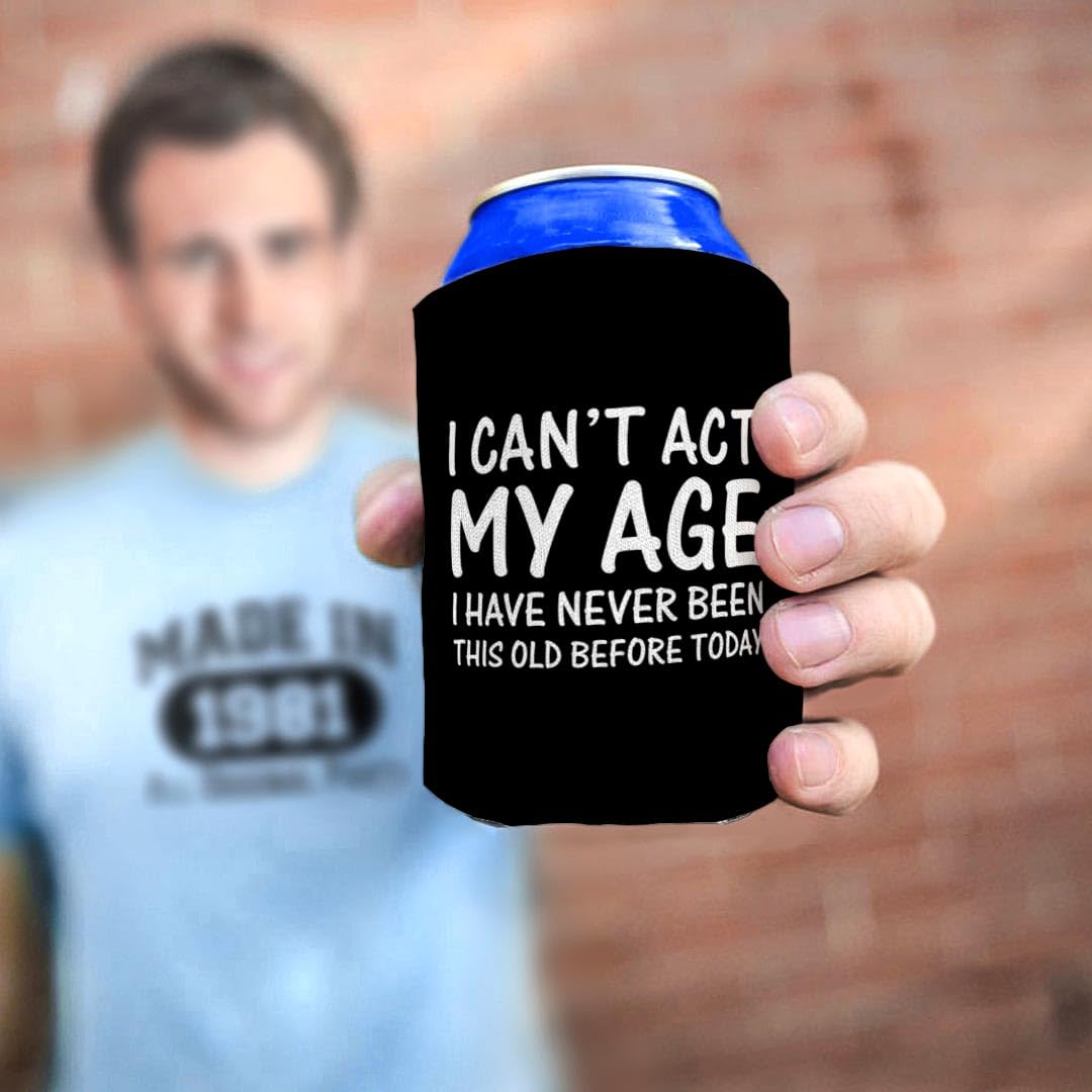 Birthday Gifts For All Can 'T Act Age Never Been This Old 2-Pack Can Drink Thermocoolers