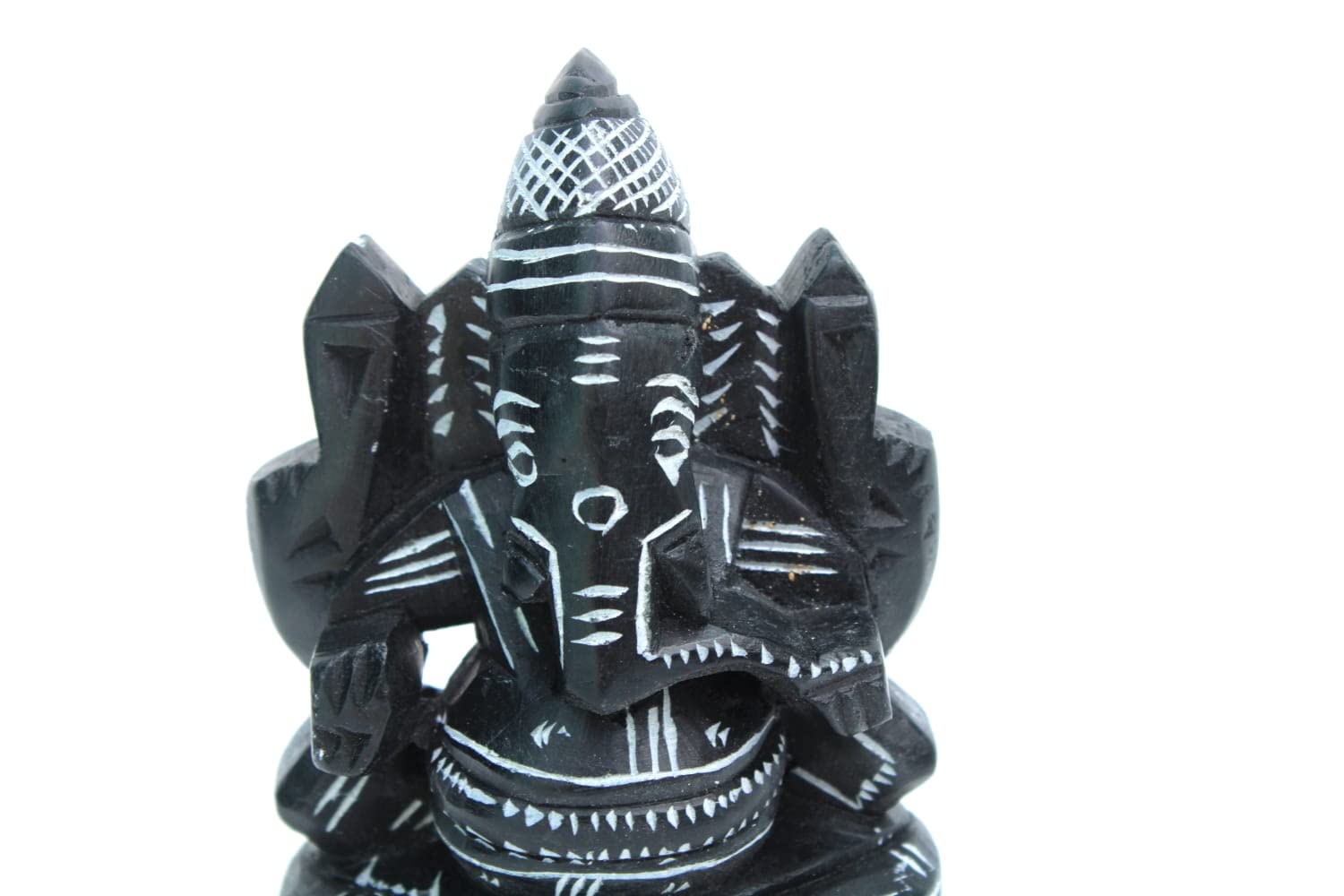 Mynaksha Small Ganesh Idoll Stone/Ganesh Sculpture Idol/Kan Drishti Ganapathy/Vinayakar Stone Idols/Ganesh Ji/Vinayakar Peruman/