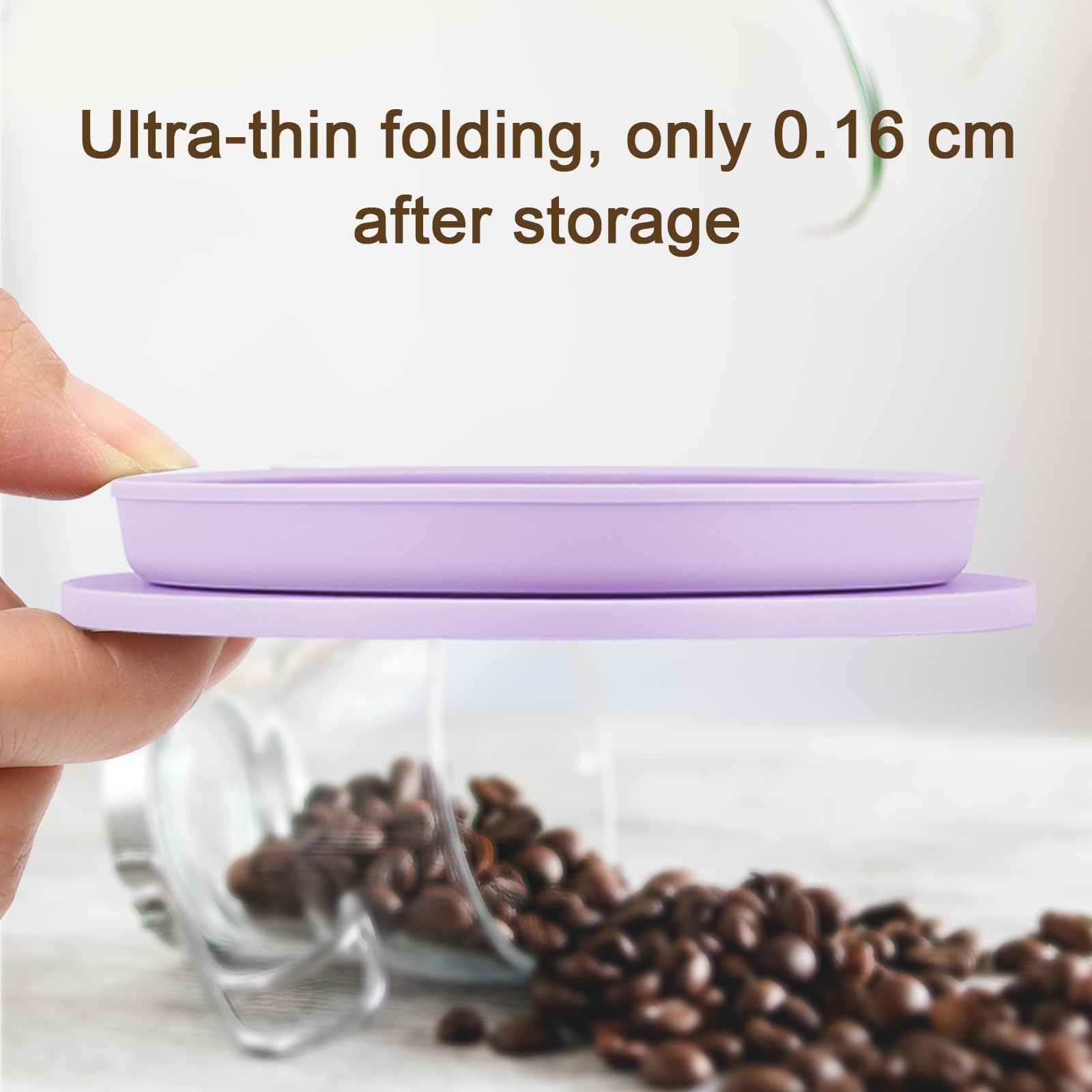 Vvgcs Collapsible Paperless Pour Over Coffee Maker With Stainless Steel Mesh Filter, Silicone Camping Coffee Maker Pour Over For