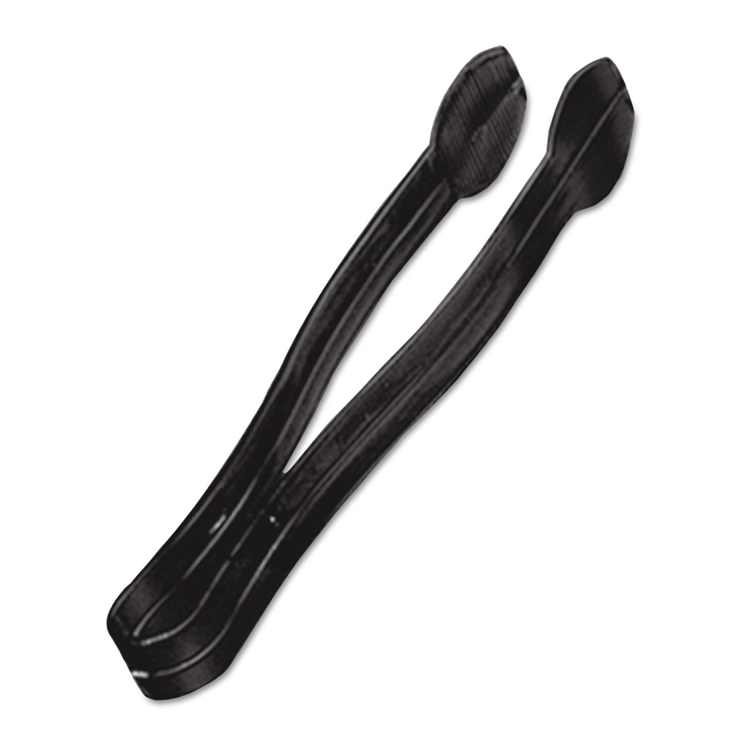 Wna A7Tsbl Plastic Tongs, 9 Inches, Black, 48/Case
