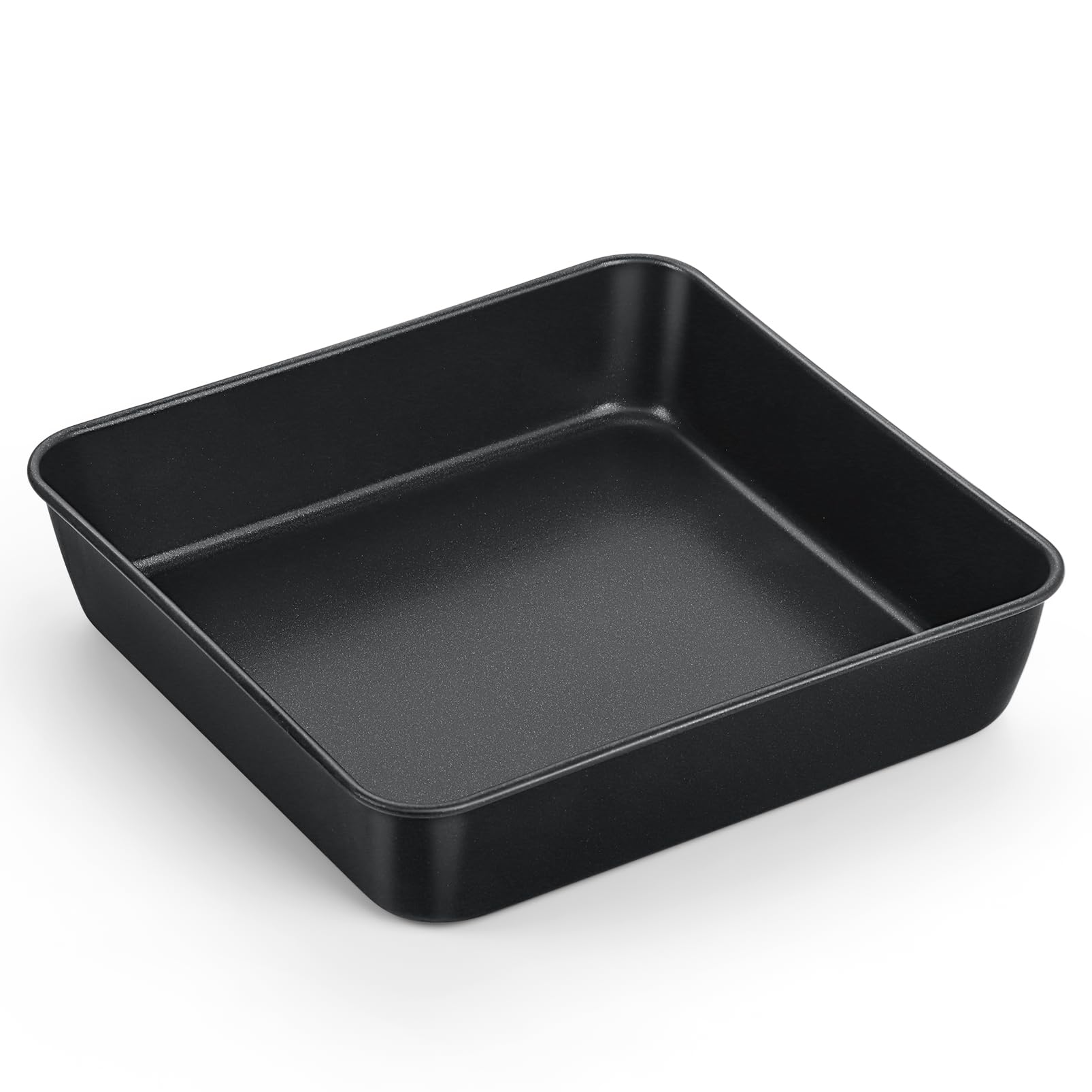 Teamfar Non-Stick Square Cake Pan, 9 Inch Square Baking Roasting Pan For Oven, With Stainless Steel Core For Cooking Cake Browni