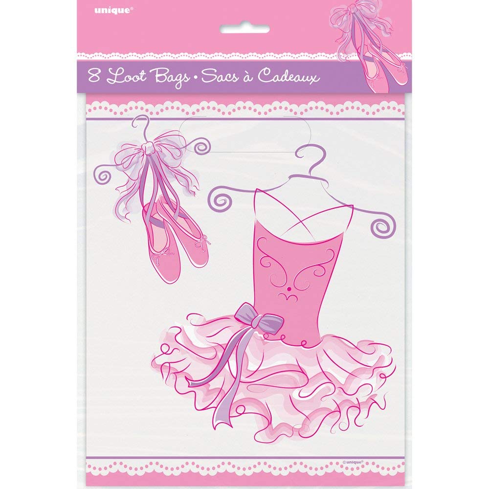 Tutu Ballerina Goodie Bags, 8Ct