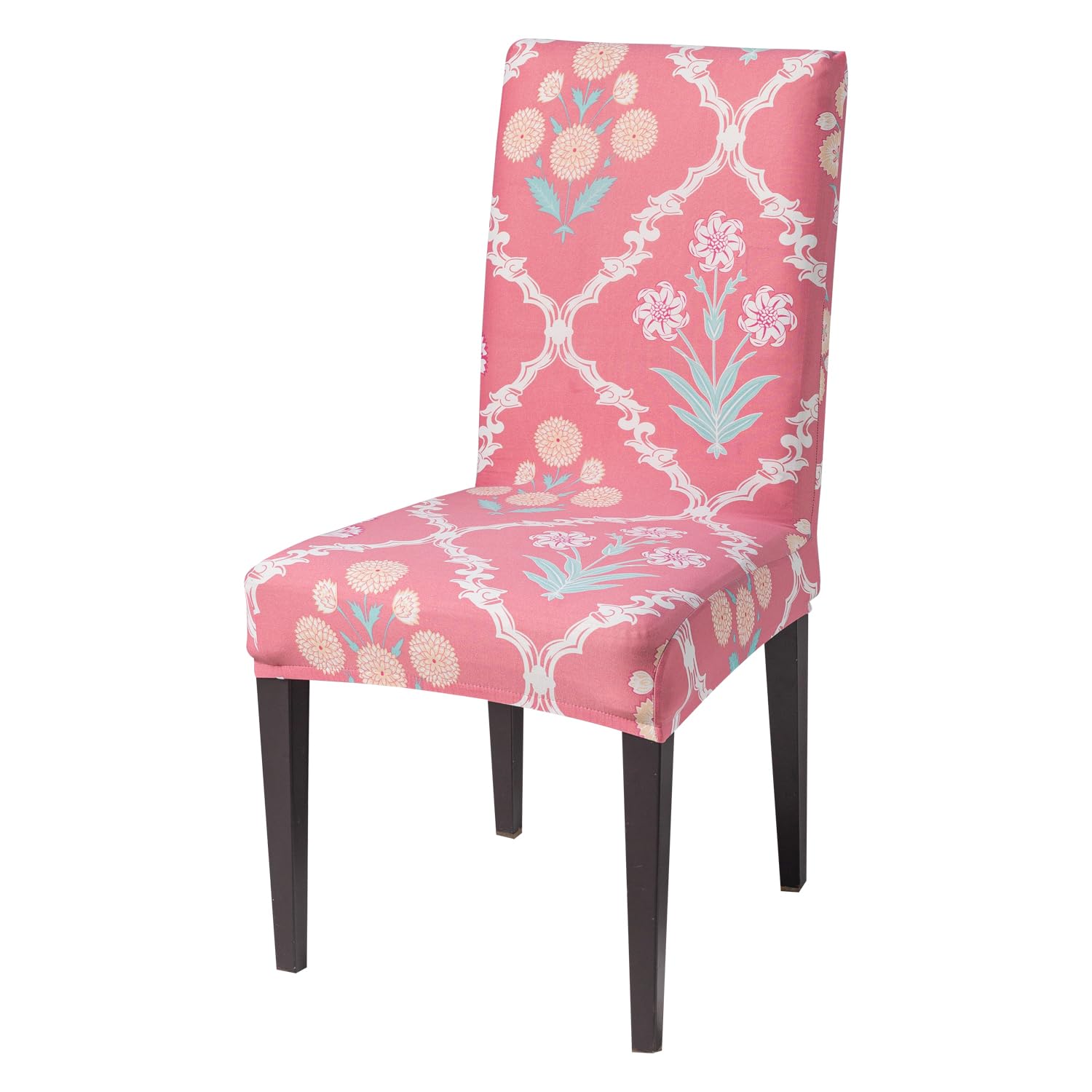 House Of Quirk Elastic Chair Cover Stretch Removable Washable Short Dining Chair Cover Protector Seat Slipcover (Pack Of 1, Dust