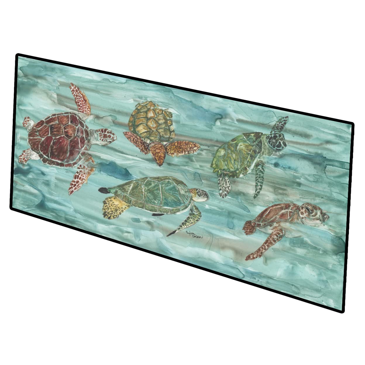 Loggerhead Turtles at Sea Indoor or Outdoor Runner Mat 28x58 SC2090HRM2858