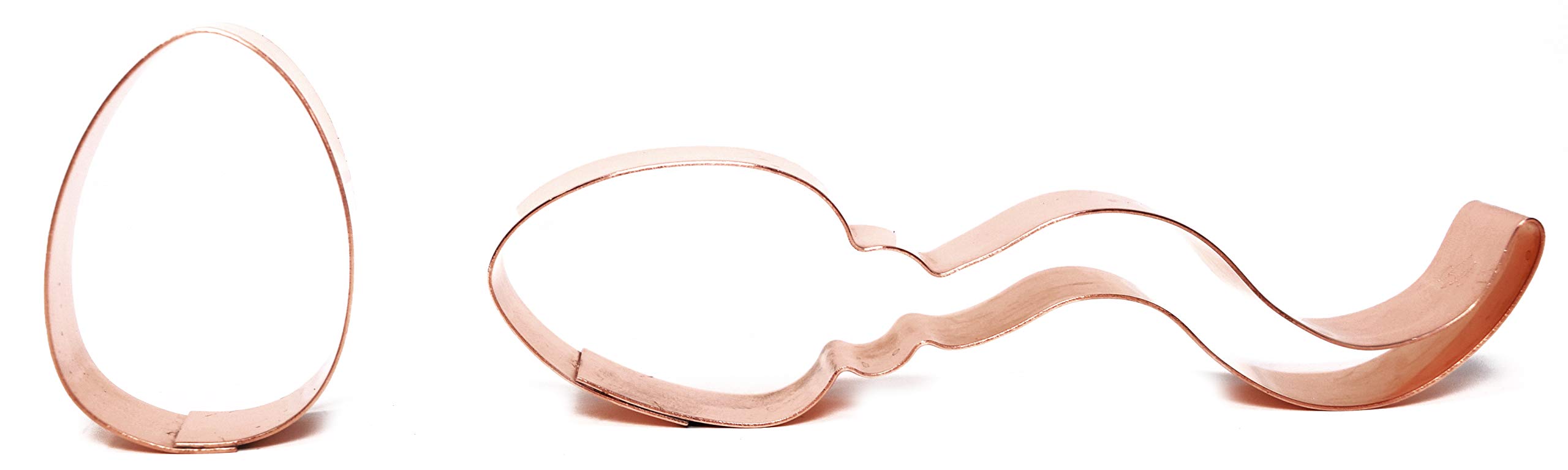 Sperm And Egg - Copper Fertility Cookie Cutter Set