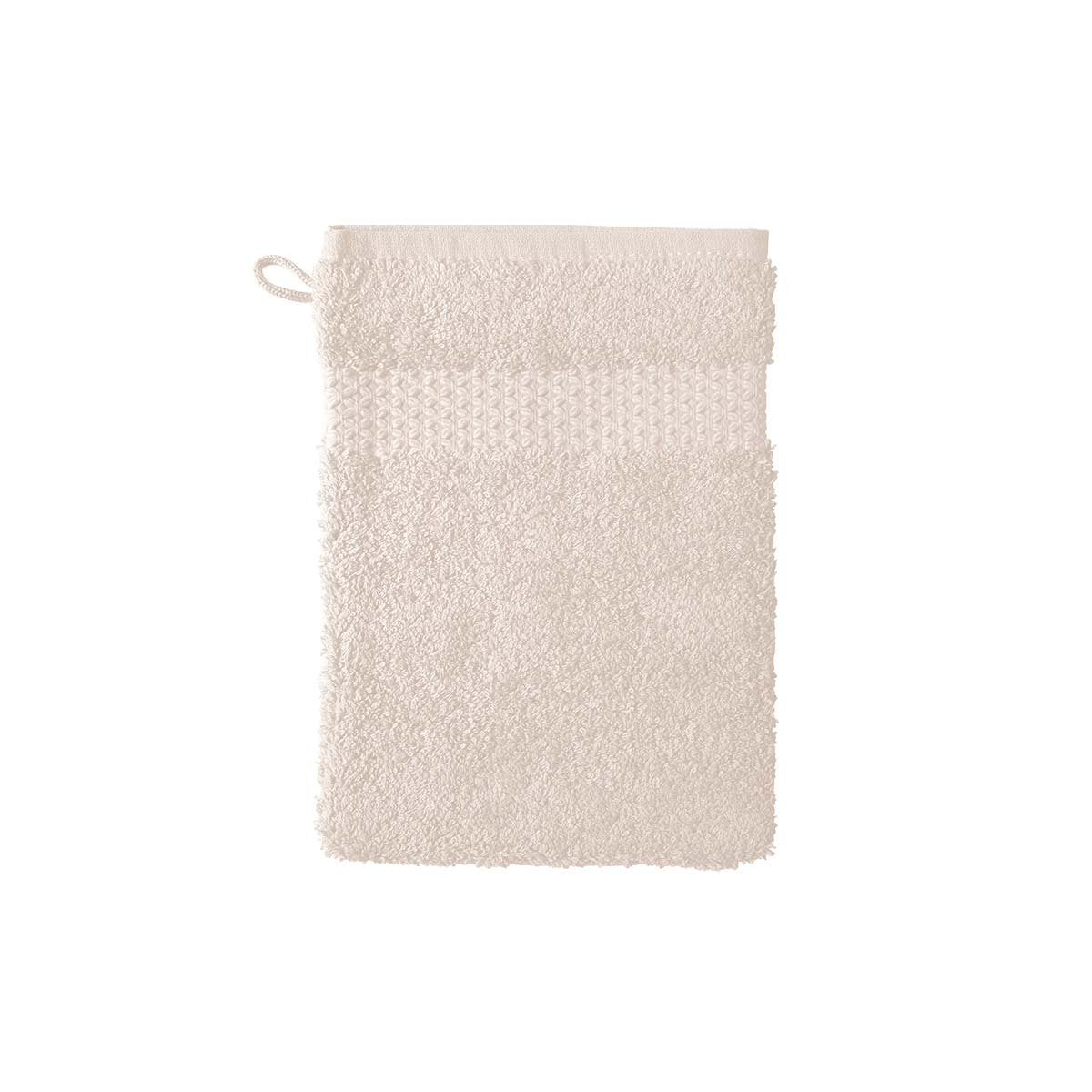 Yves Delorme Etoile Nacre Bath Mitt | 100% Organic Cotton | Luxury Towel From Turkey