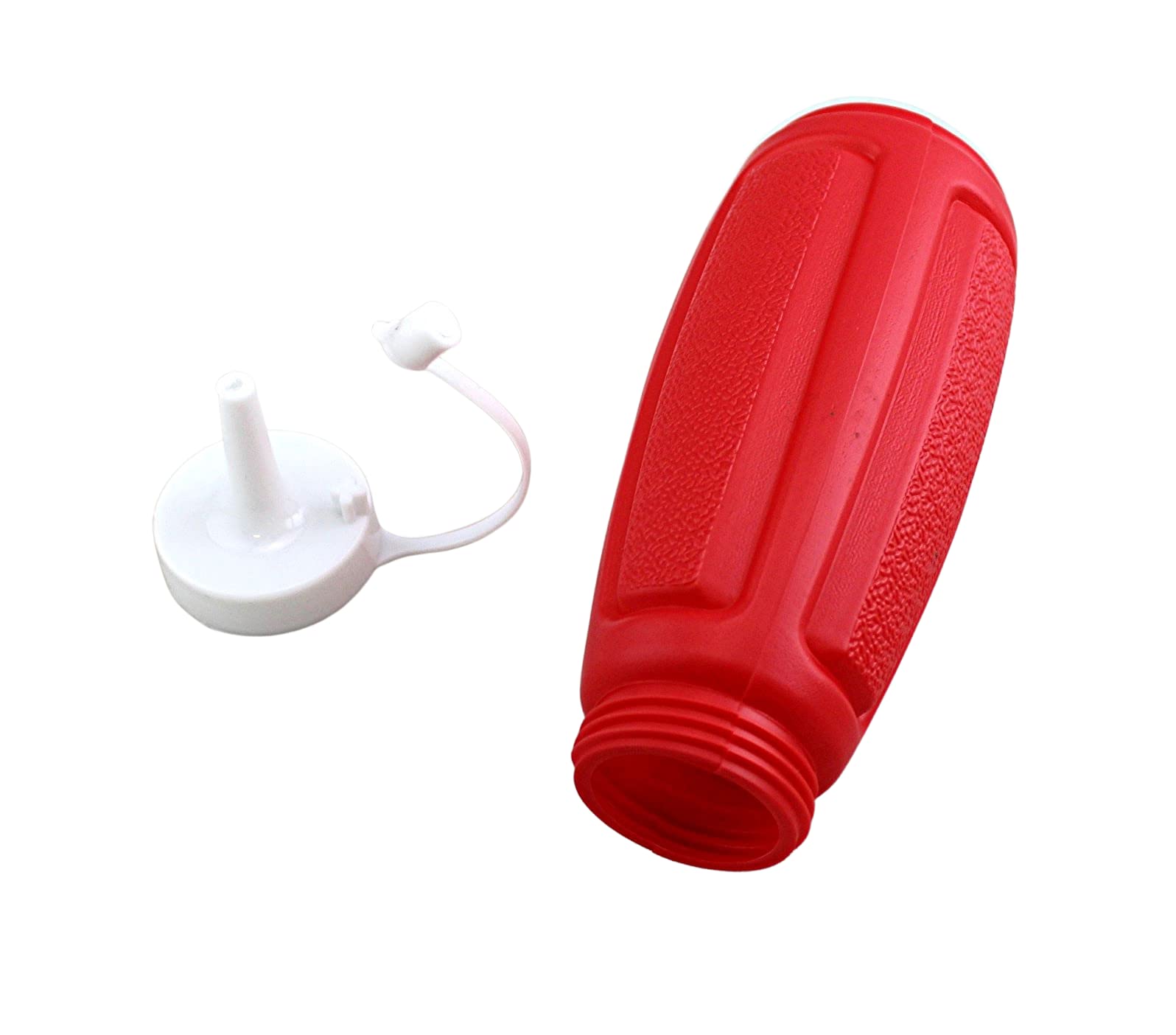 Dependable Industries Inc. Essentials Set Of 2 Condiment Set Mustard And Ketchup Squeeze Bottles 12 Ounce