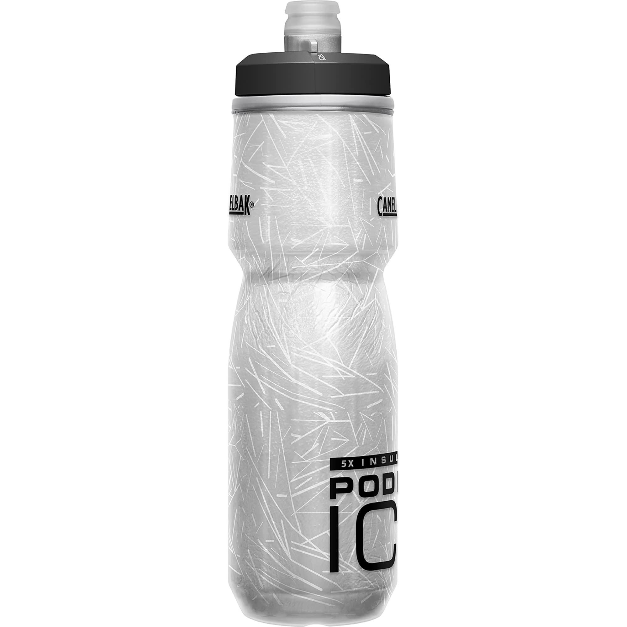 CamelBak Podium Ice Bike Bottle 21oz - Insulated Squeeze Bottle  Black