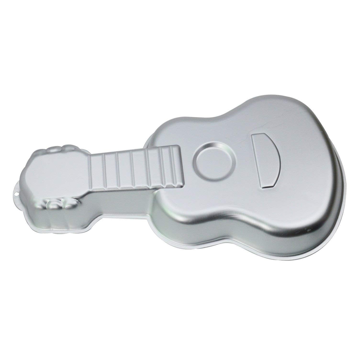 WOTOY 14-Inch Aluminum Alloy Guitar Cake Baking Pan Mold for Creative Baking