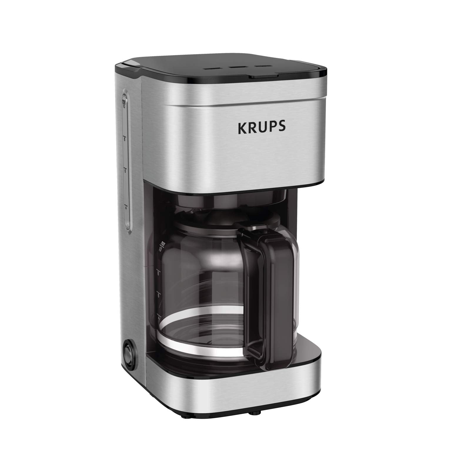 Krups Simply Brew: Stainless Steel 10 Cup Coffee Maker, Dishwasher Safe Coffee Pot With Cold Brew, Pause & Brew, And Keep Warm F