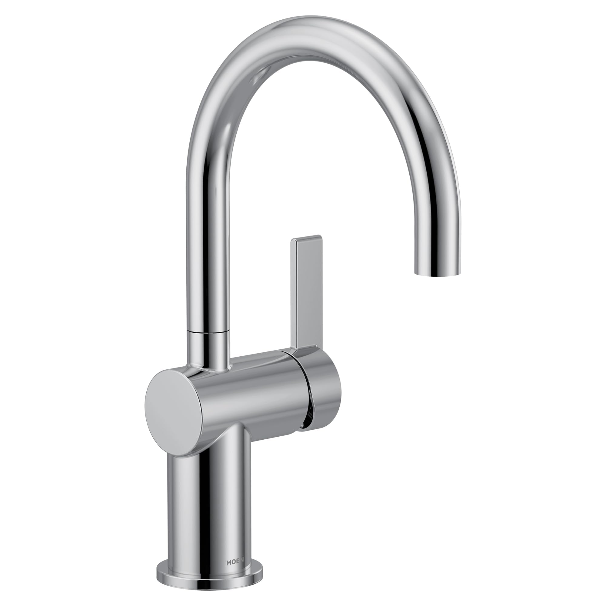 Moen 5922 Cia Single Handle Bar Faucet with Optional Matte Black Accents, Chrome