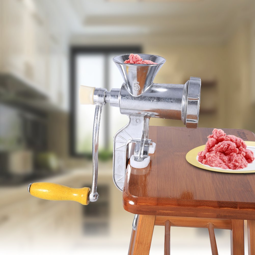 Meat Grinder, Meat Mincer, Kitchen Mincer, Manual Meat Grinder Metal For Butcher Sausage Tool For Home Kitchen Accessory