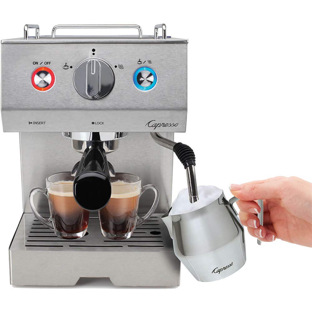 Capresso Cafe Select Professional Stainless Steel Espresso & Cappuccino Machine