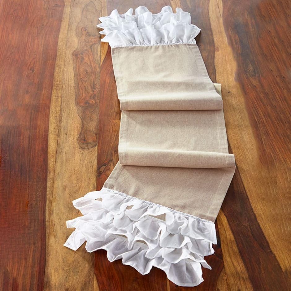 Ruffled Table Runner or Placemats - Table Runner