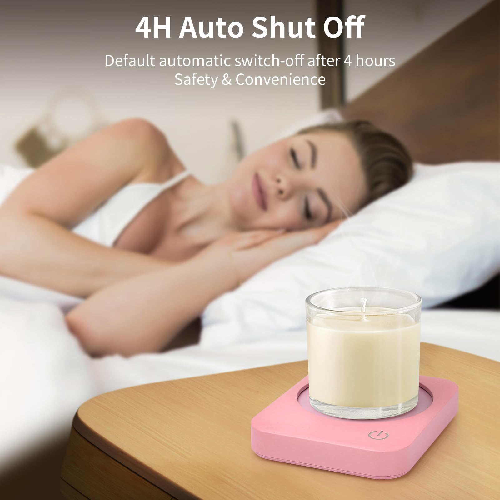 Anbanglin Coffee Mug Warmer, Smart Coffee Warmer For Desk, 3 Temperature Control & Auto Shut Off, Cup Warmer For Candle,Milk,Tea