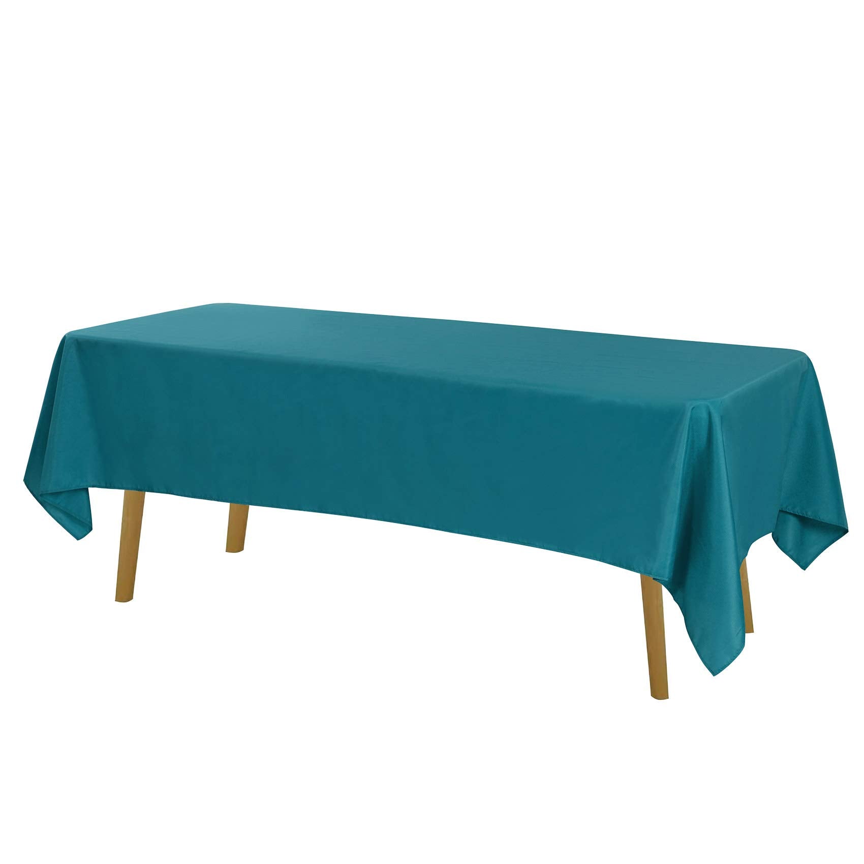 120 Inch Round Tablecloth Washable Polyester Table Cloth Decorative Table Cover For Wedding Party Dining Banquet(120 Inch,Teal)