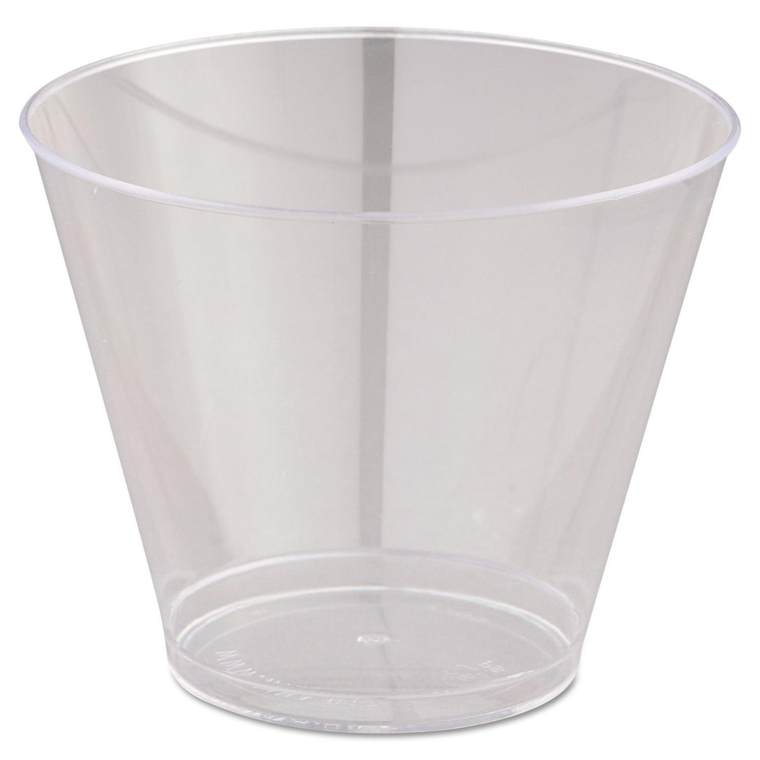 Comet Squat Tumbler - 25 / Pack - 9 Fl Oz - 20 / Carton - Clear - Polystyrene - Party, Picnic