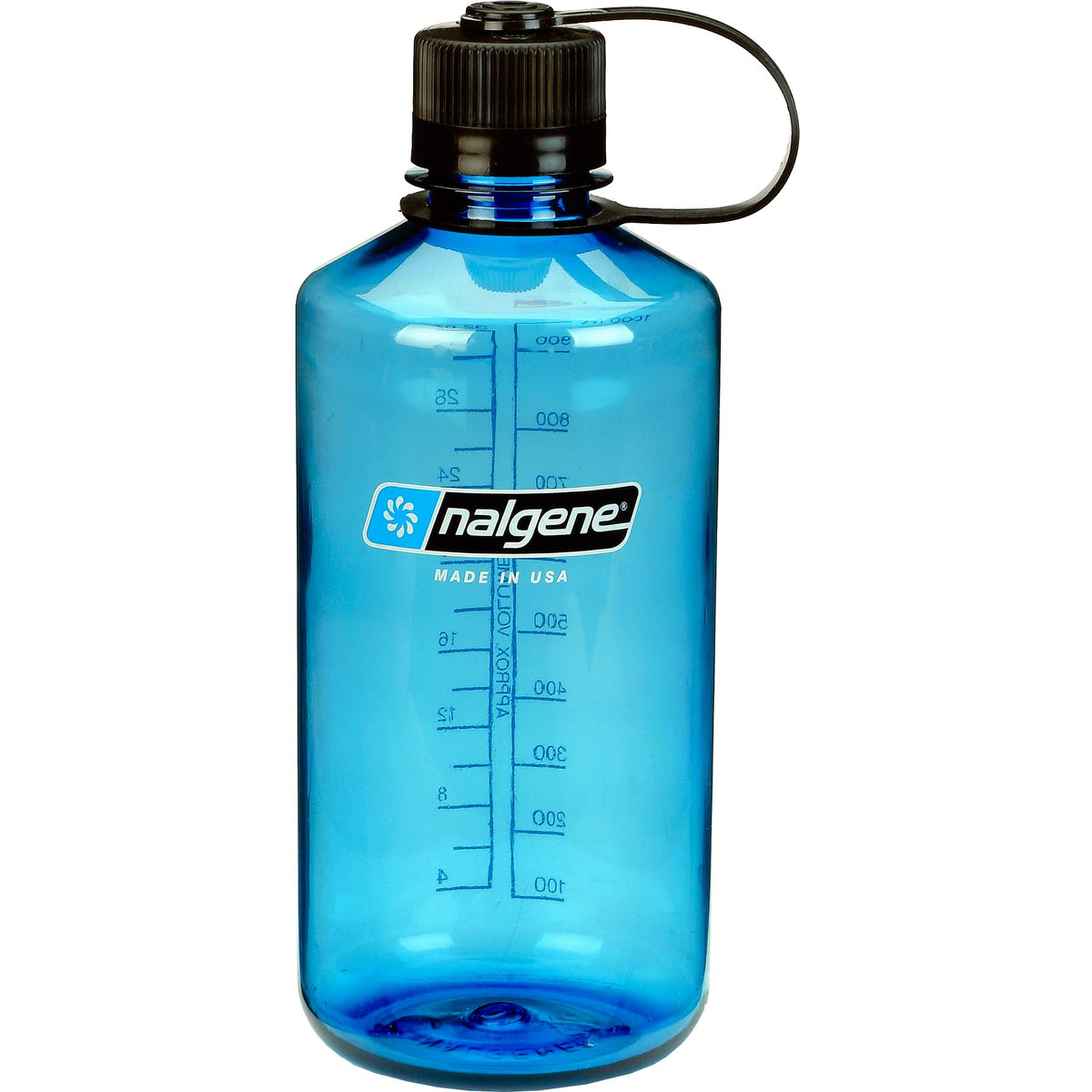 Nalgene Sustain Tritan Bpa-Free Water Bottle Made With Material Derived From 50% Plastic Waste, 16 Oz, Narrow Mouth, Slate Blue