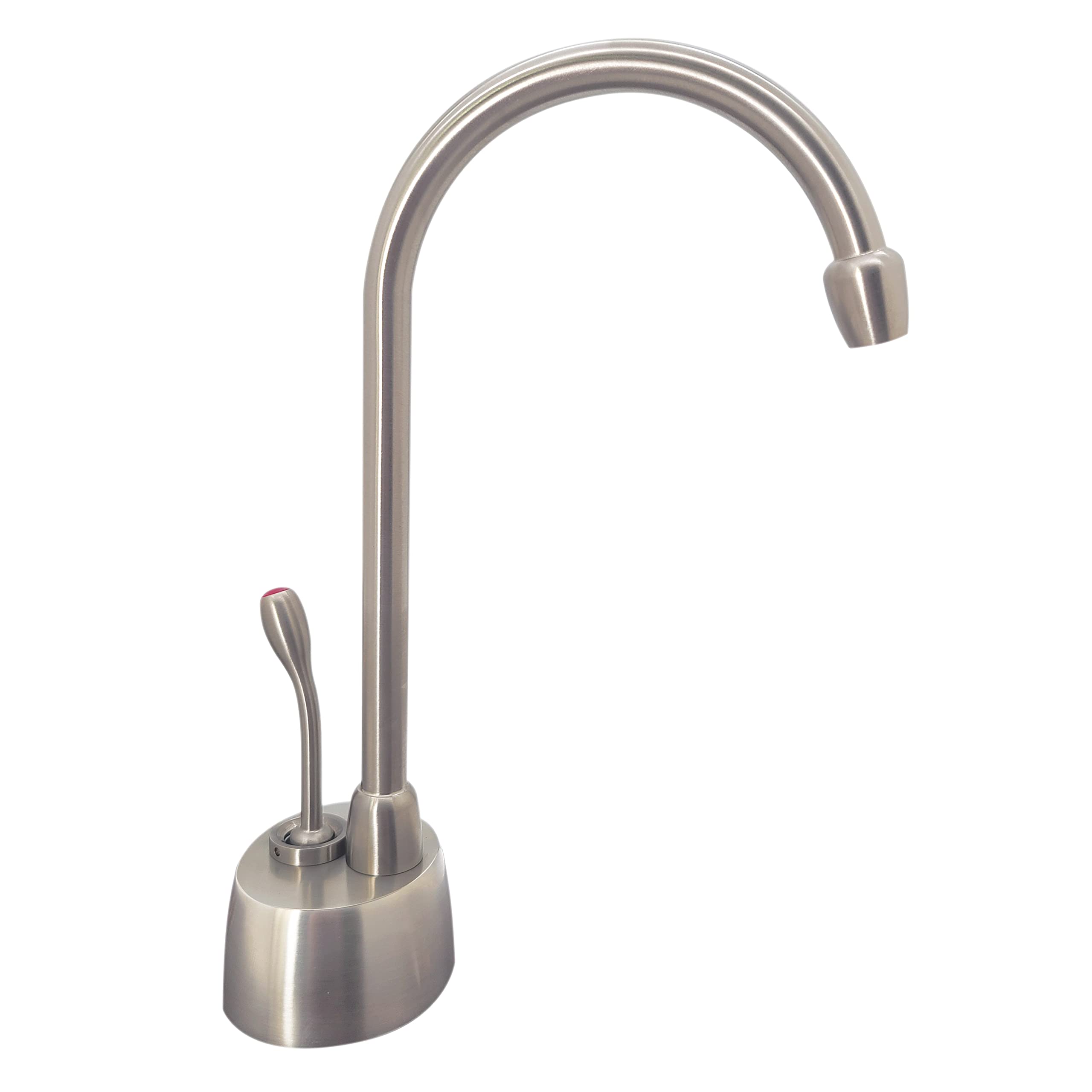 Westbrass D271-Nl-07 Velosah 9'' 1-Handle Hot Water Dispenser Faucet (Tank Sold Separately), Satin Nickel