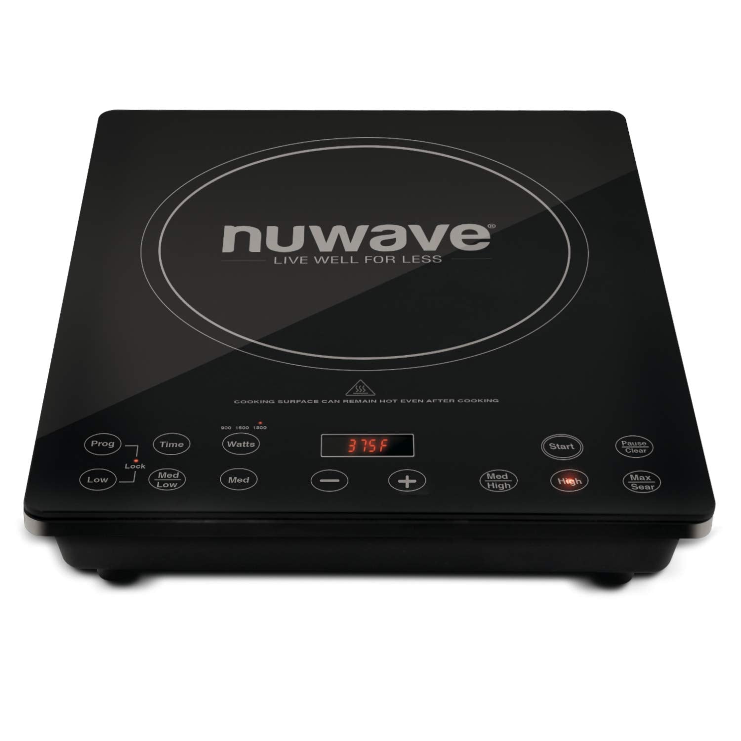 Nuwave Pro Chef Induction Cooktop, Nsf-Certified, Commercial-Grade, Portable, Powerful 1800W, Large 8 Heating Coil, 94 Temp Sett