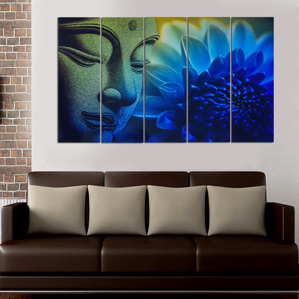 Maxstone Wall Painting Multiple Frames Wall Dcor For Living Room Office Home 5 Panals Wall Painting Big Size Set Of-5