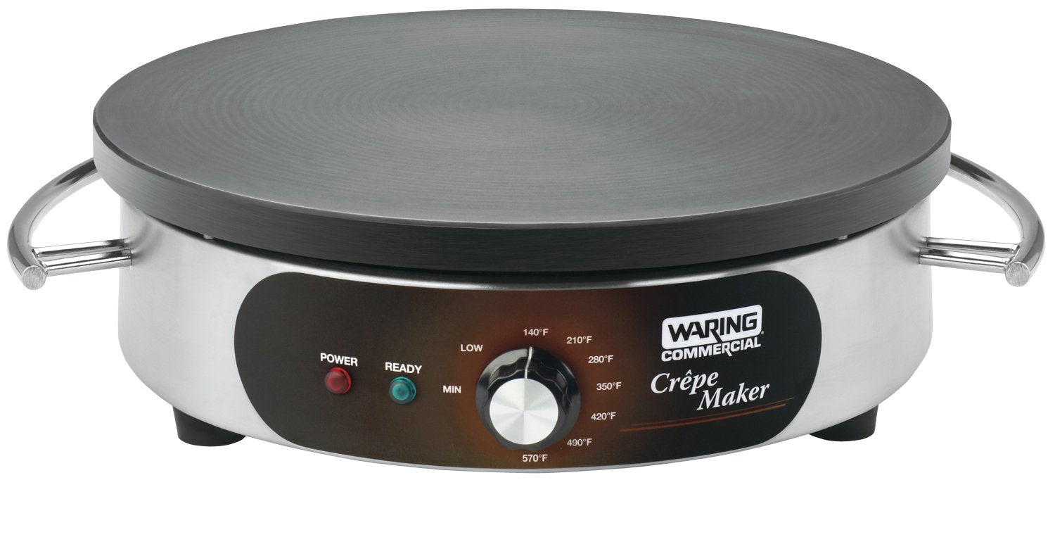 Waring Commercial WSC160 Heavy-Duty Commercial Electric Crepe Maker, 16-Inch