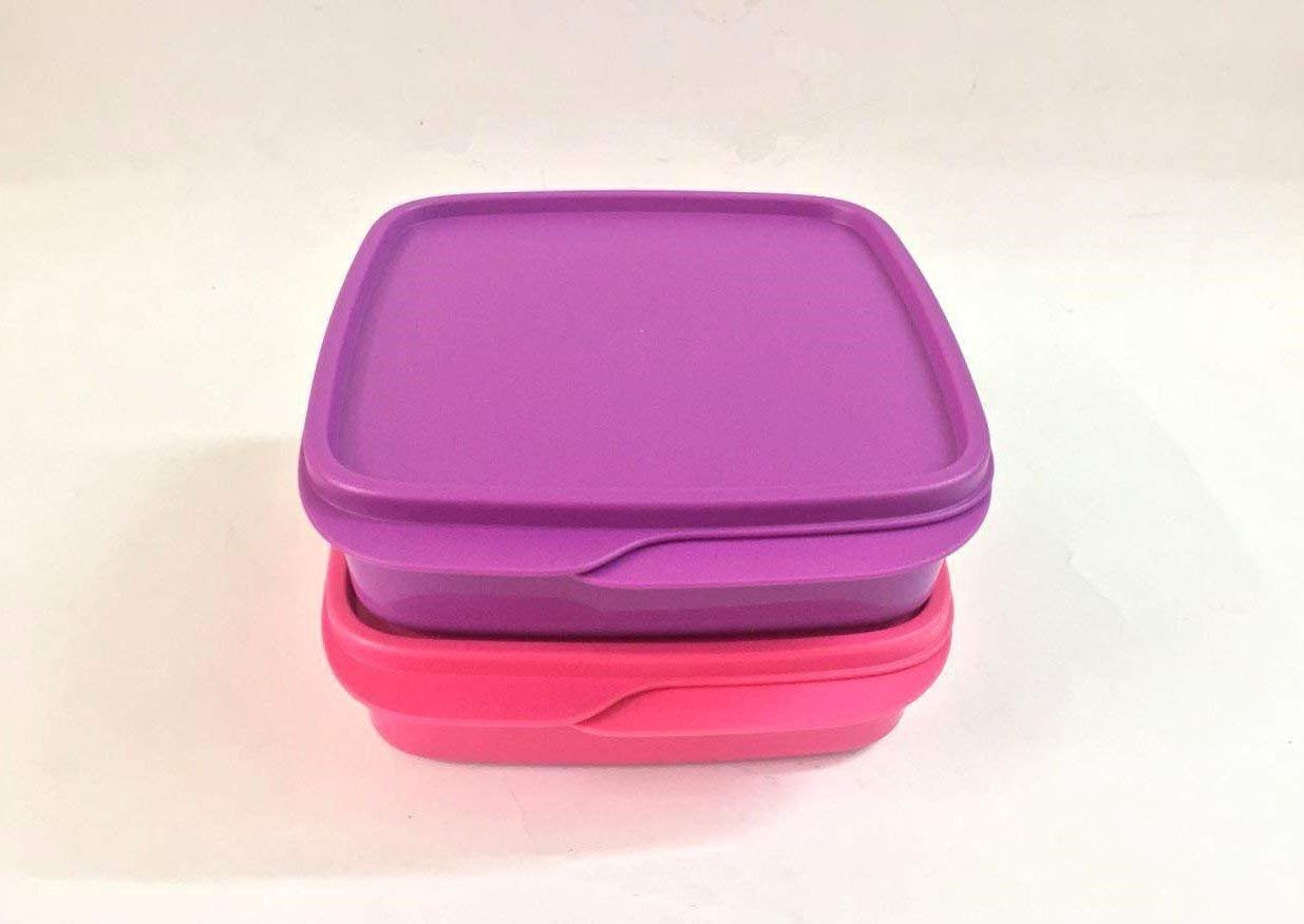 Tupperware Plastic Fun Meal Box Pack Of 2, 2500 Ml, Assorted