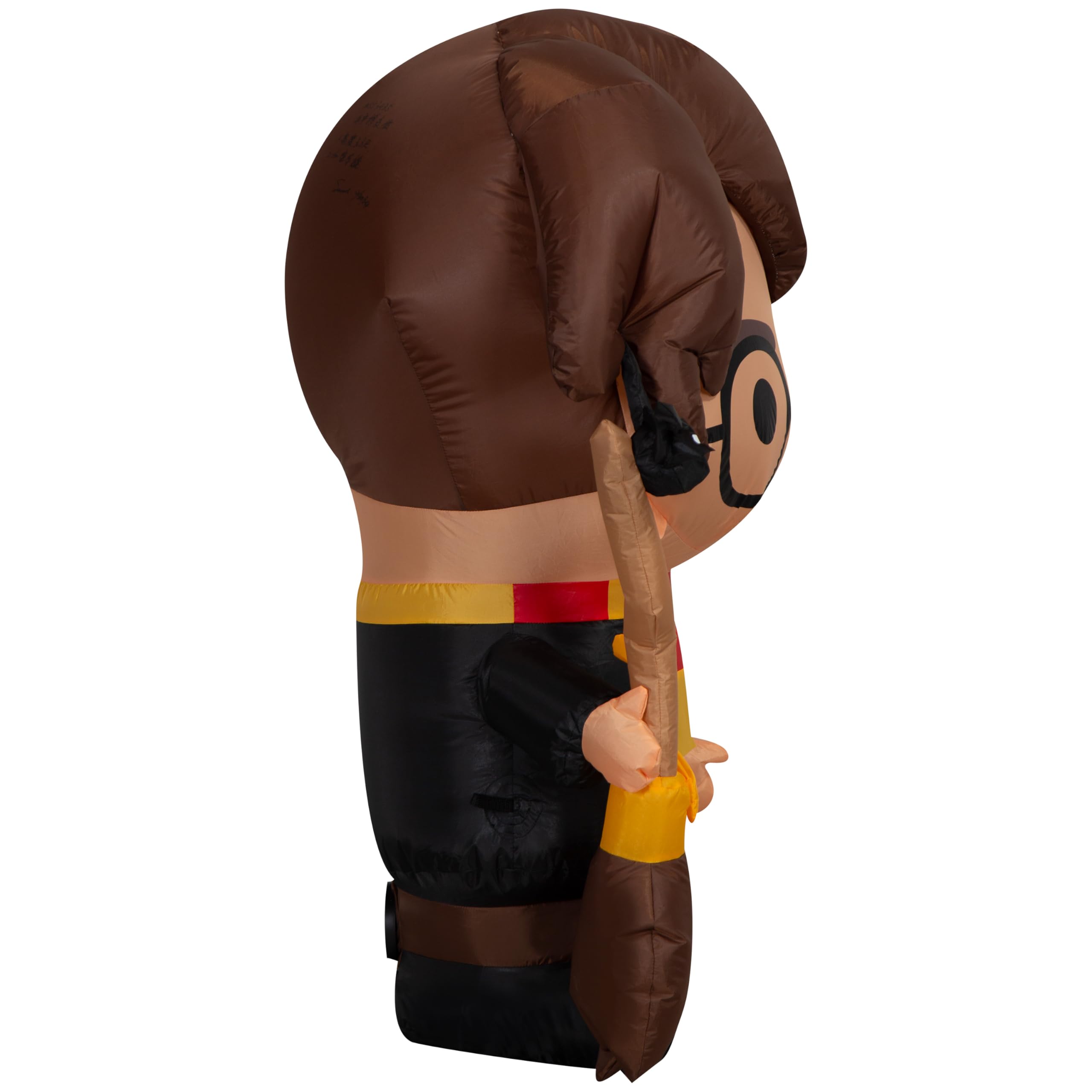 Gemmy Airblown Inflatable Harry Potter w/Broom WB, 3 ft Tall, Multicolored