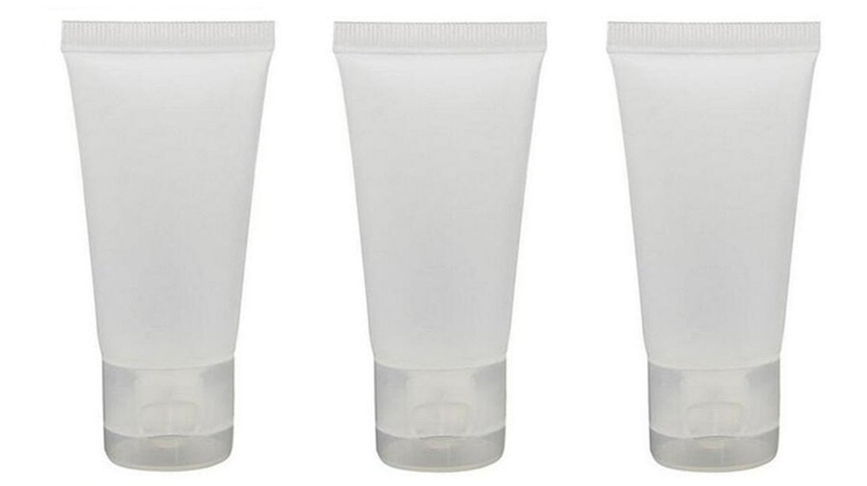 20Pcs 15Ml/0.51Oz Transparent Empty Refillable Plastic Soft Packing Tubes Bottle Container For Body Lotion Cosmetics Sample Sham