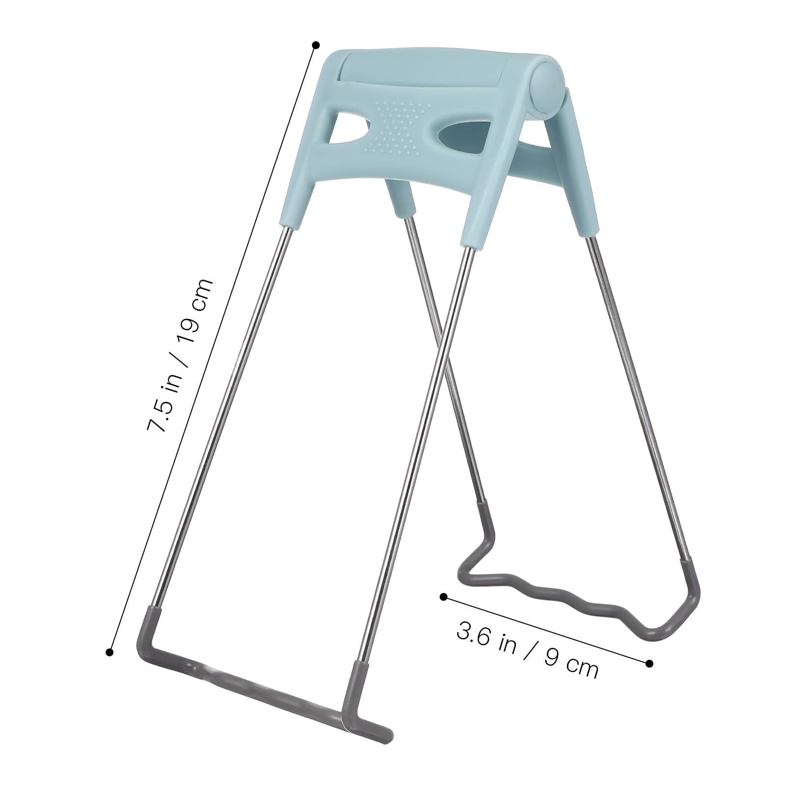 Solustre Universal Kitchen Stainless Steel Plate Lifter Folding Hot Dish Plate Clip Plate Tongs Bowl Clips Pan Dish Gripper For