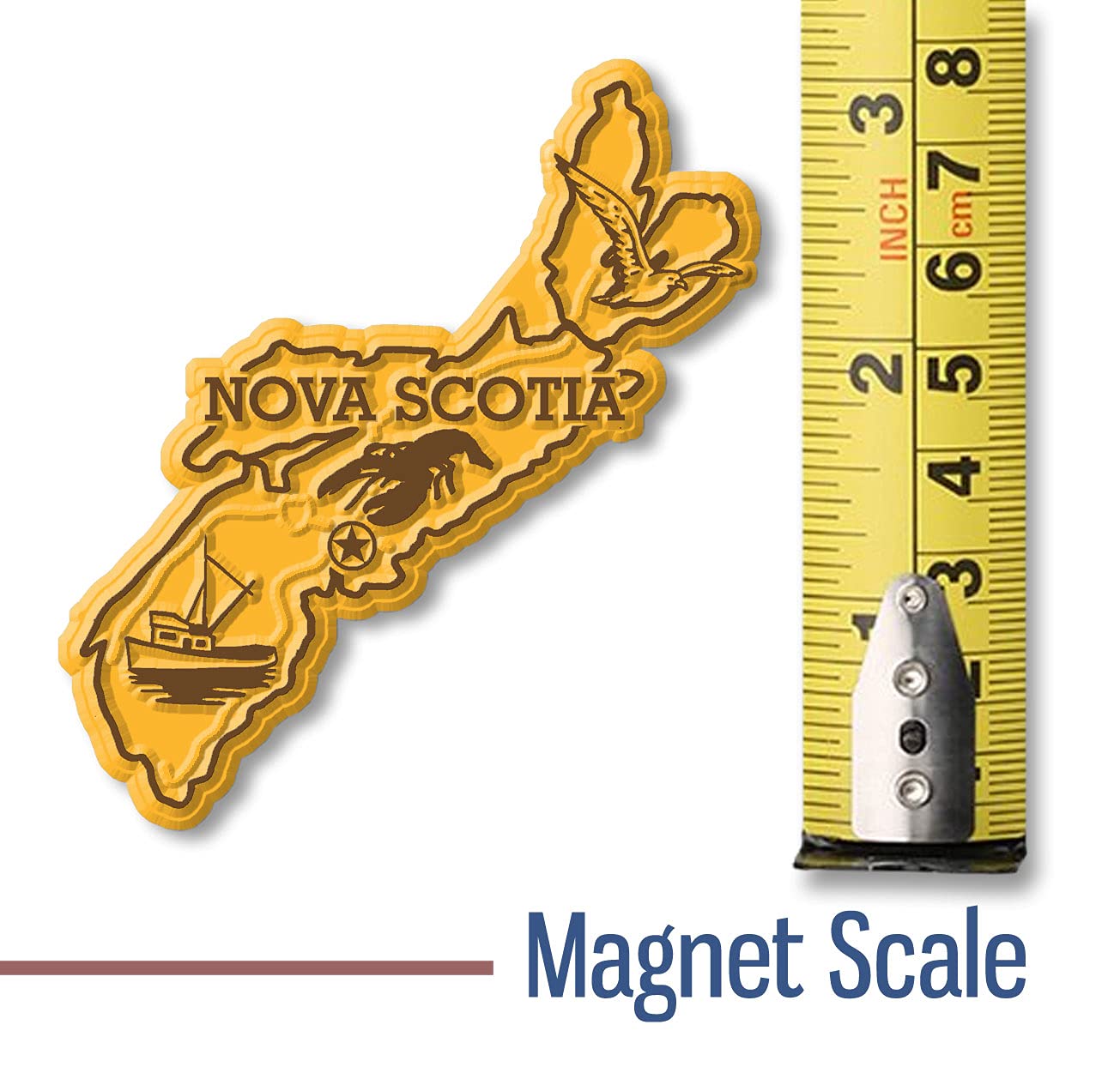 Nova Scotia Province Magnet By Classic Magnets, Collectible Souvenirs Made In The Usa
