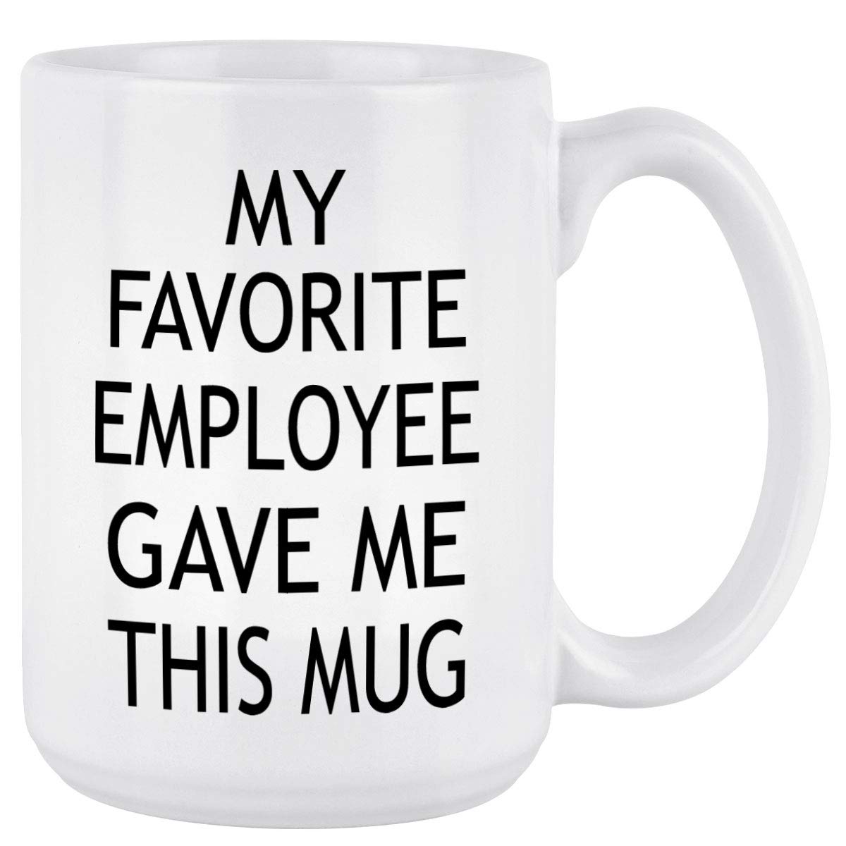 Boss Coffee Mugs, Bosses Day Gifts for Male Women, My Favorite Employee Gave Me This Mug, Birthday Gifts for Boss Male Women, Be