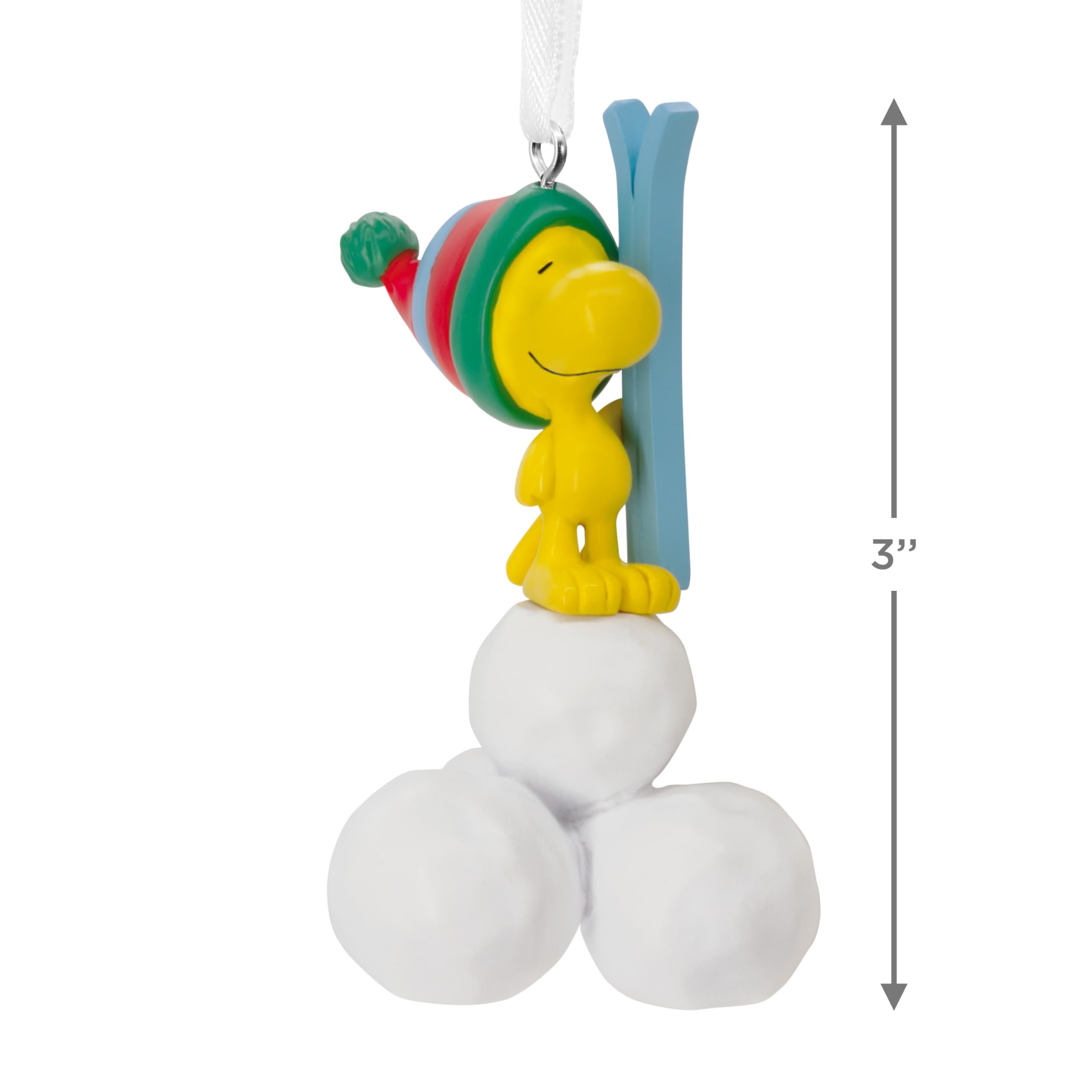 Hallmark Peanuts Woodstock with Snowballs Christmas Ornament