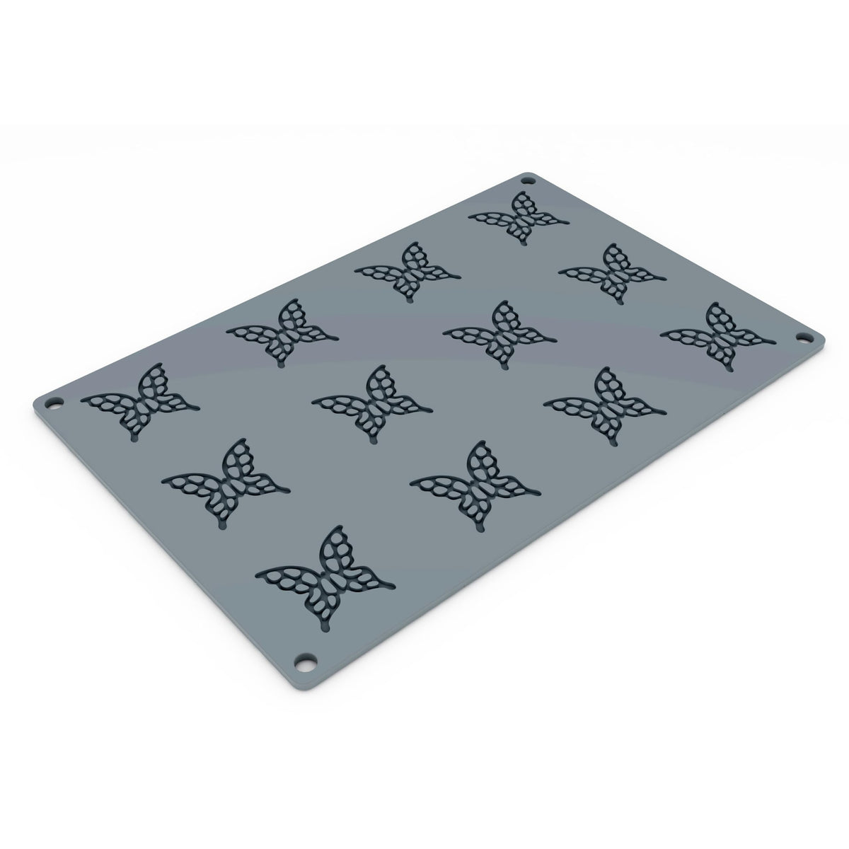Pavoni Gg051 Mariposa S Butterfly Baking Mold Freezing Mould With 12 Cavities, Each 1.57 Inch X 1.54 Inch X 0.08 Inch High