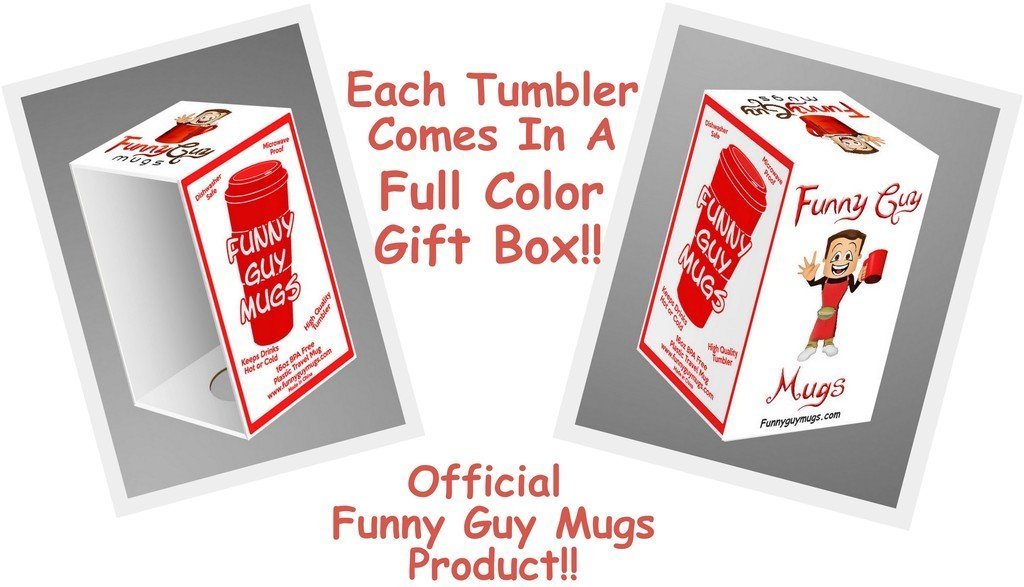 Funny Guy Mugs Because I'M Bob That'S Why Travel Tumbler With Removable Insulated Silicone Sleeve, Black, 16-Ounce