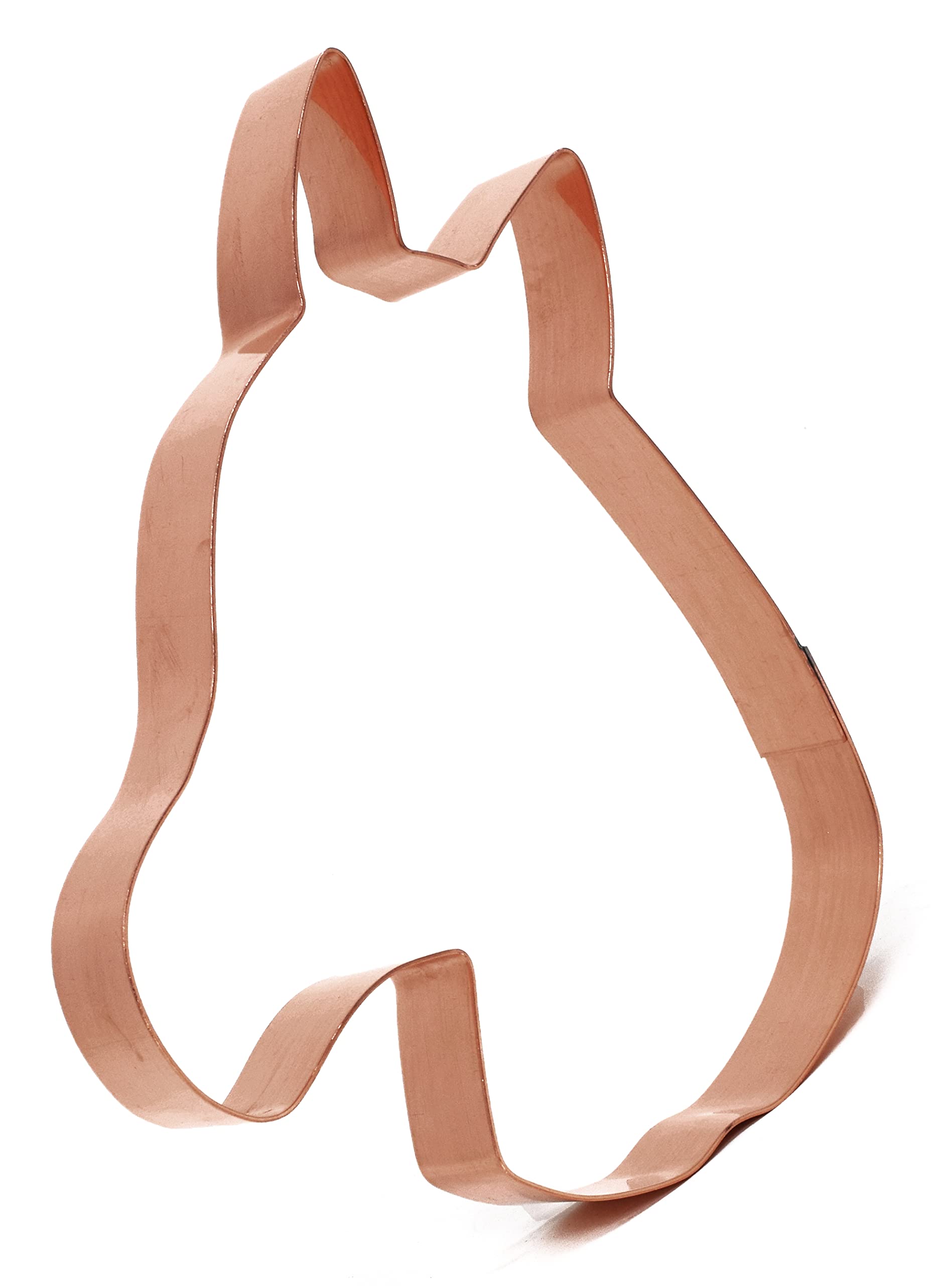 Quarter Horse Head Copper Cookie Cutter