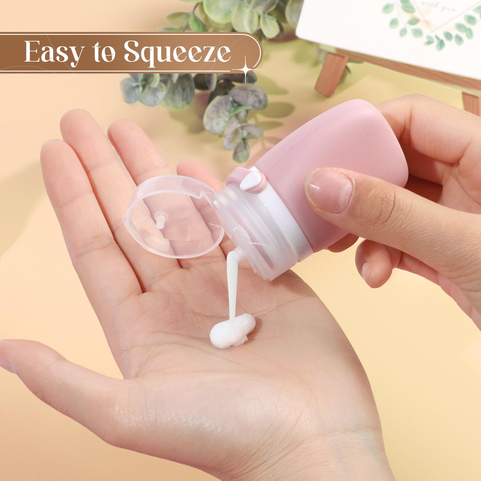 Wxoieod 1 Oz Travel Bottles, Leakproof Silicone Squeeze Bottle Mini Travel Size Container For Toiletries Lotion Shampoo And Cond