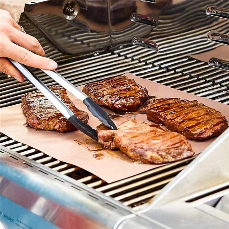 Wah Shing Yuen Oven Liners For Bottom Of Oven, 6-Pack Reusable Grill Mats For Outdoor Grill, 16'' X 24'' Non-Stick Oven Liners F