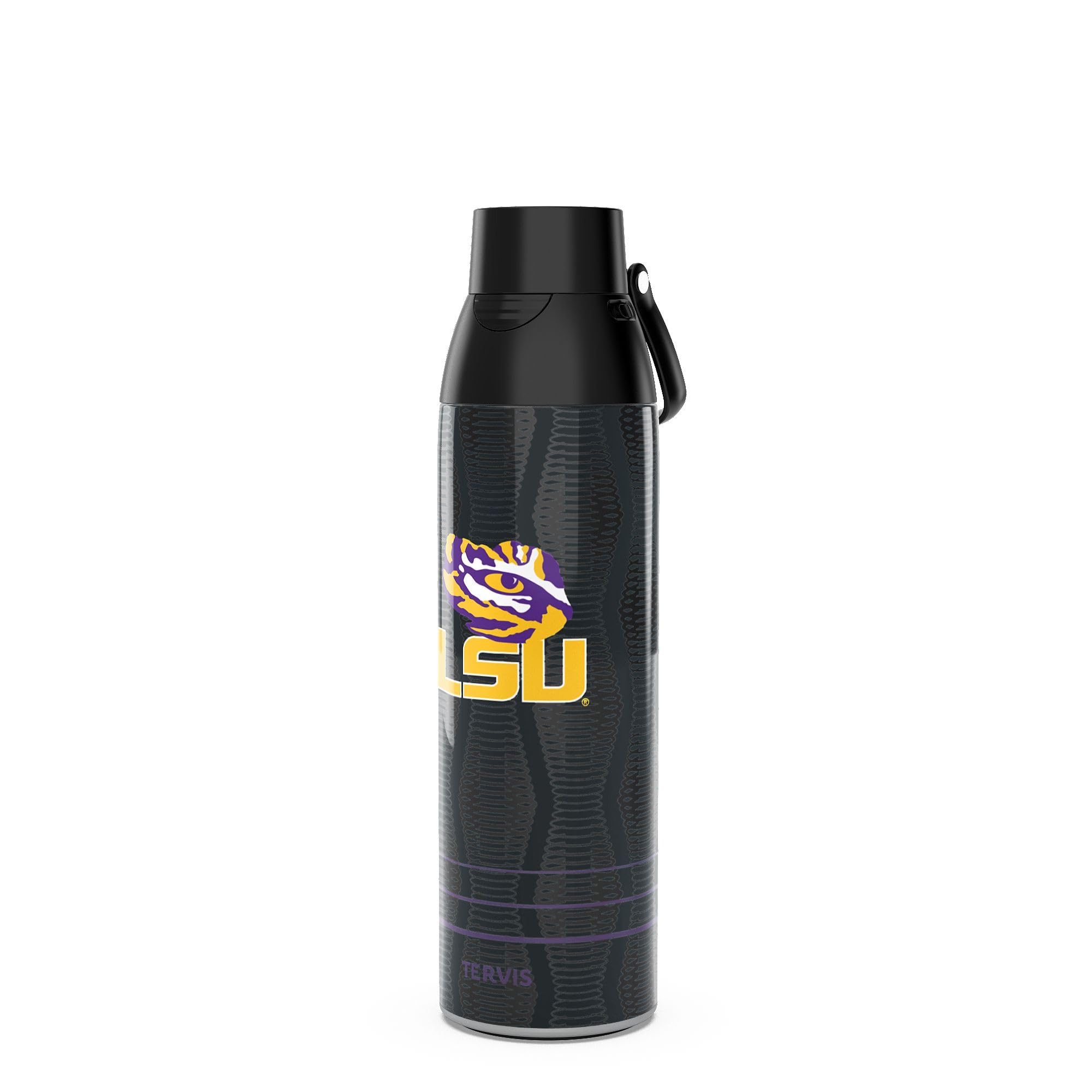Tervis Venture Water Bottle LSU Tigers  Full Speed Triple Insulated Tumbler Travel Cup Keeps Drinks Cold & Hot, 26oz, Stainless
