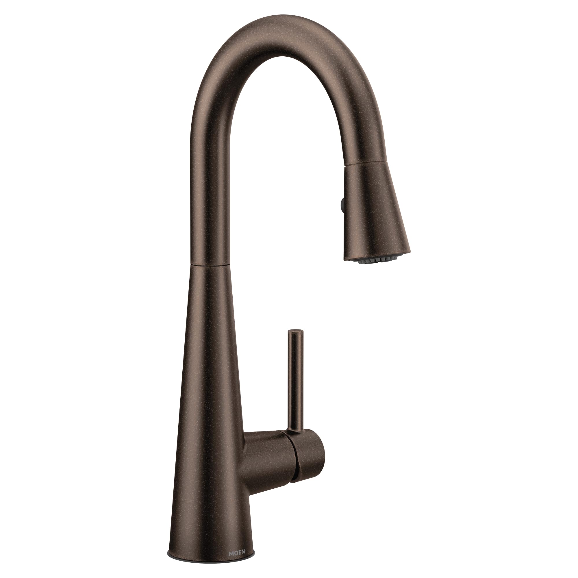Moen 7664ORB Sleek One-Handle High Arc Pulldown Bar Faucet, Oil Rubbed Bronze
