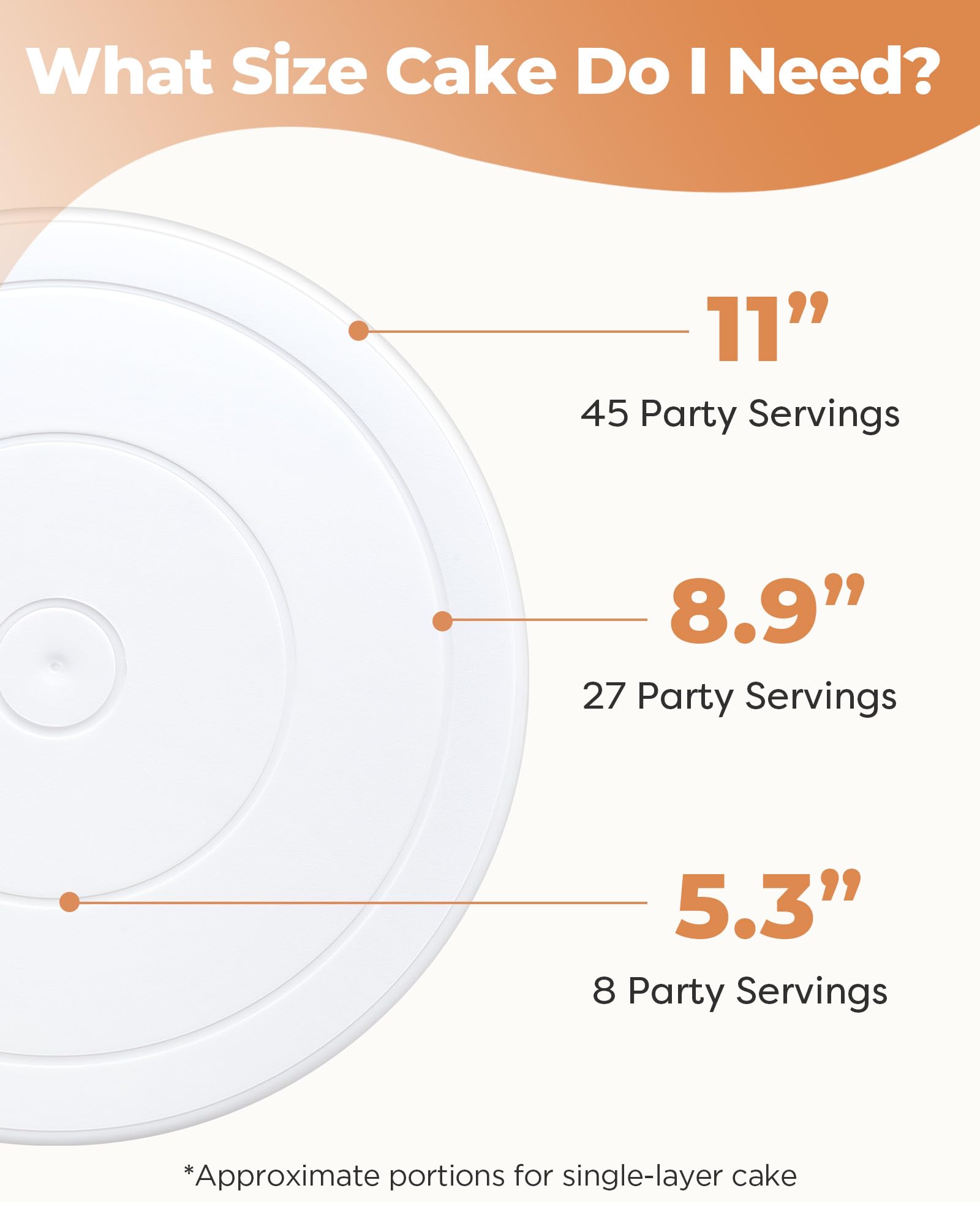 Kootek Cake Stand, 11 Inch Rotating Cake Turntable, Turns Smoothly Revolving Cake Spinner Stand Cake Decorating Kit Display Stan