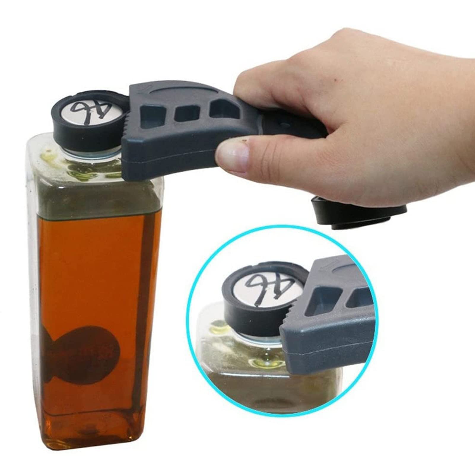 Pssopp Strap Wrench, Universal Jar Lid Opener 500Mm Heavy Duty Rubber Pipe Wrench For Home Kitchen