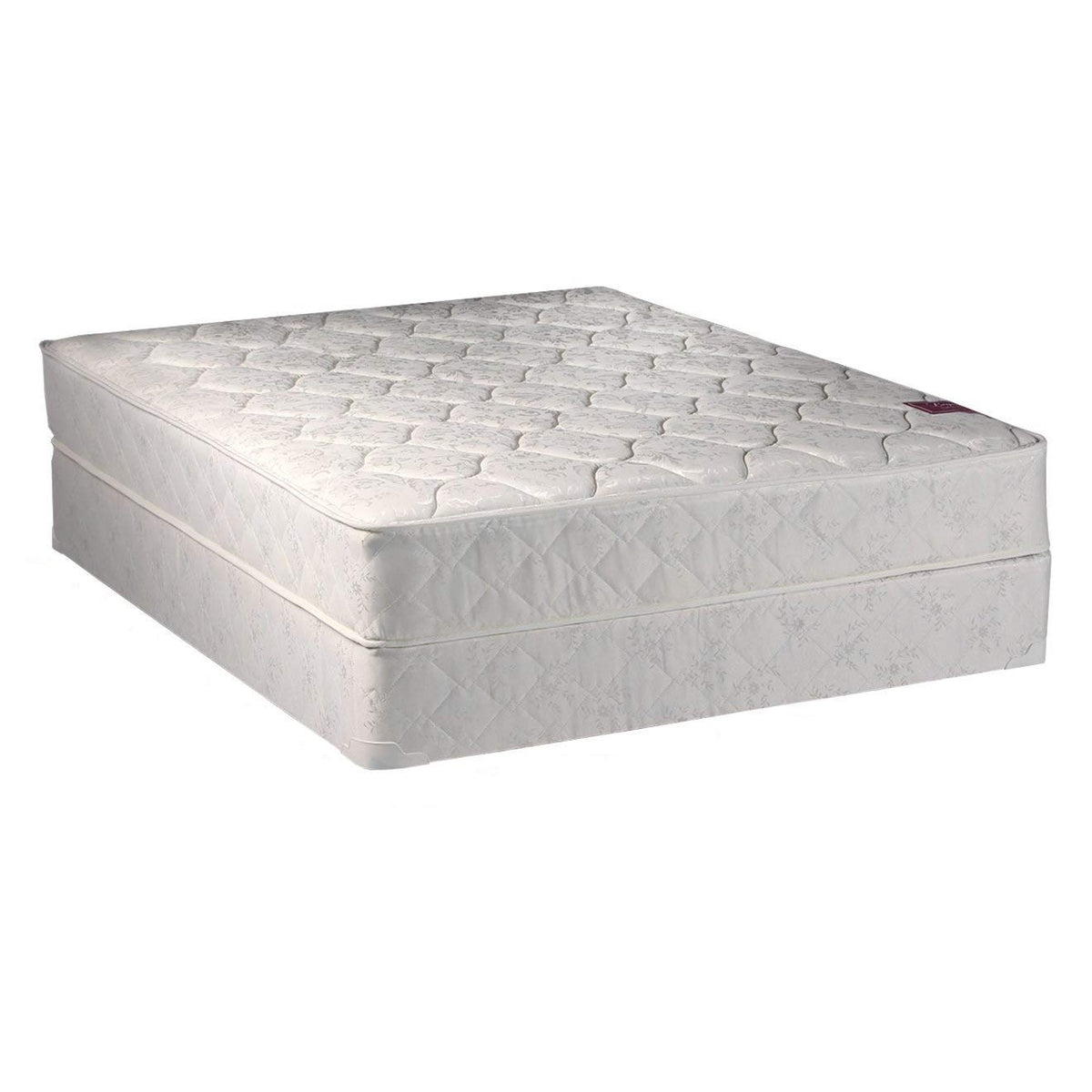 Dream Solutions Usa Legacy Gentle Firm Full Size (54''X75''X8'') Mattress And Box Spring Set - Fully Assembled, Good For Your Ba
