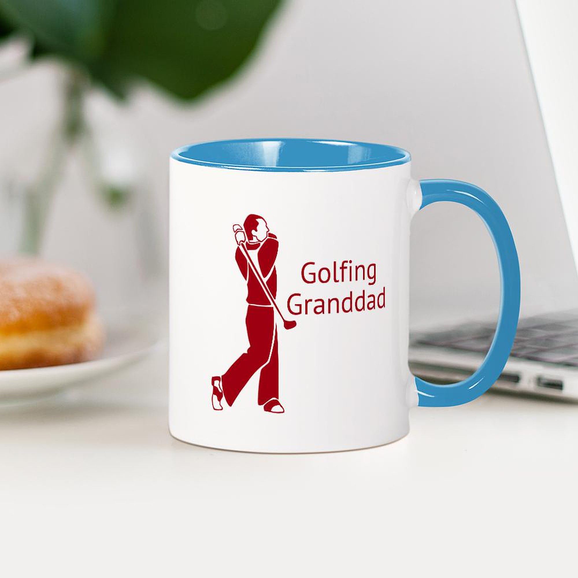 CafePress Golfing Granddad Mug 11 oz (325 ml) Ceramic Coffee Mug