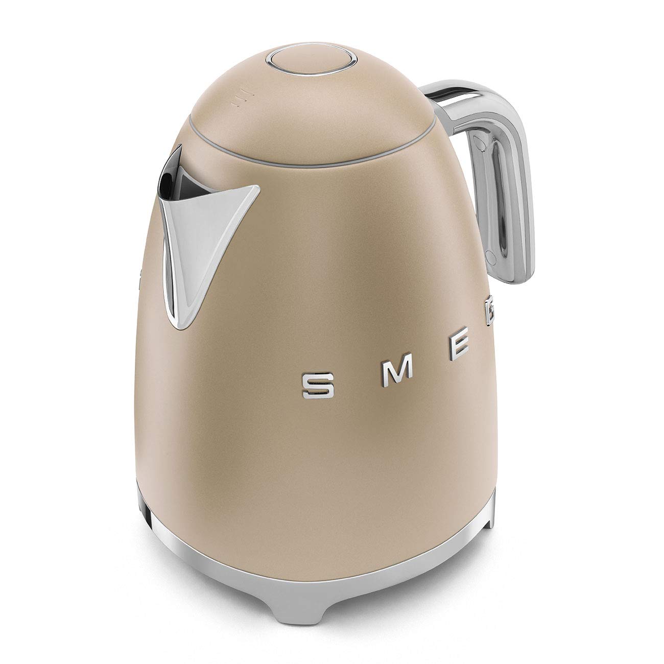 Smeg 50'S Retro Style Electric Water Kettle With Automatic Shutoff, Removable Base, And Water Indicator, Klf03Chmus, Matte Campa