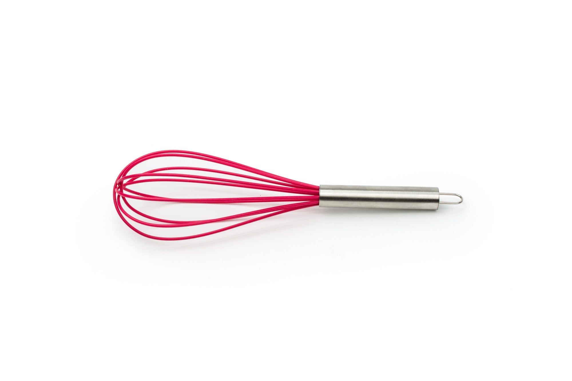 Fox Run Brands Raspberry Silicone Whisk, 3.5 X 3.5 X 11.75 Inches, Pink