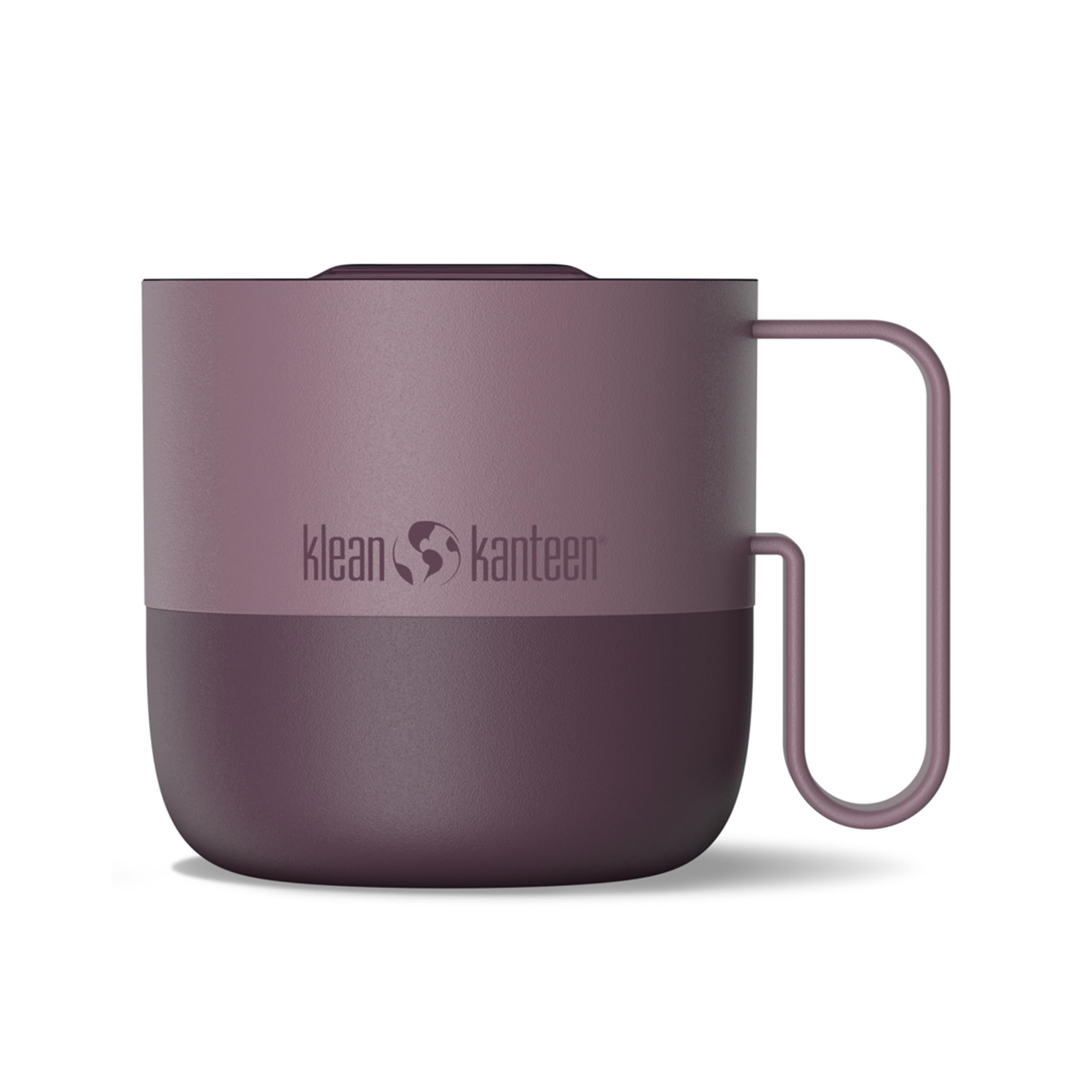 Klean Kanteen 12 oz Rise Mug  Insulated Stainless Steel Coffee & Tea Mug  With SplashProof Slide Lid  Climate Lock Vacuum In