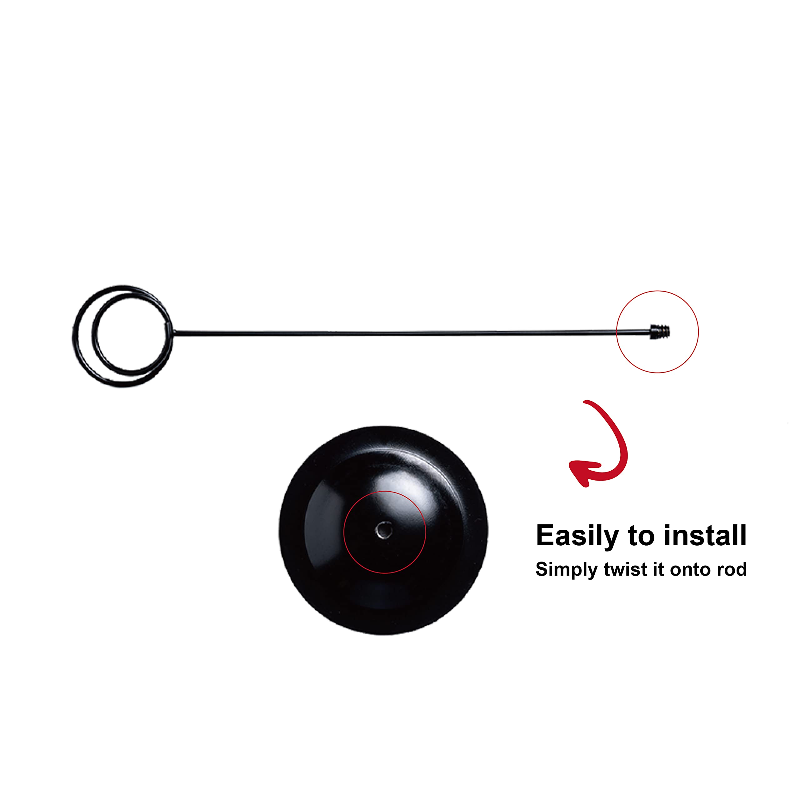 HOHIYA 12 Pcs Table Number Holders 12 Inch Place Card Holder Stands Chrome Black Tall for Photos Food Signs Memo Notes Weddings Restaurants Birthdays Party