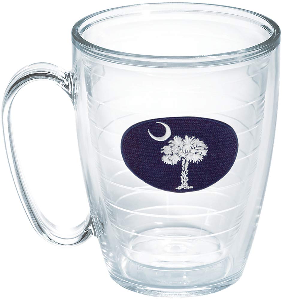 Tervis South Carolina Flag Made In Usa Double Walled Insulated Tumbler Travel Cup Keeps Drinks Cold & Hot, 16Oz Mug - No Lid, Na