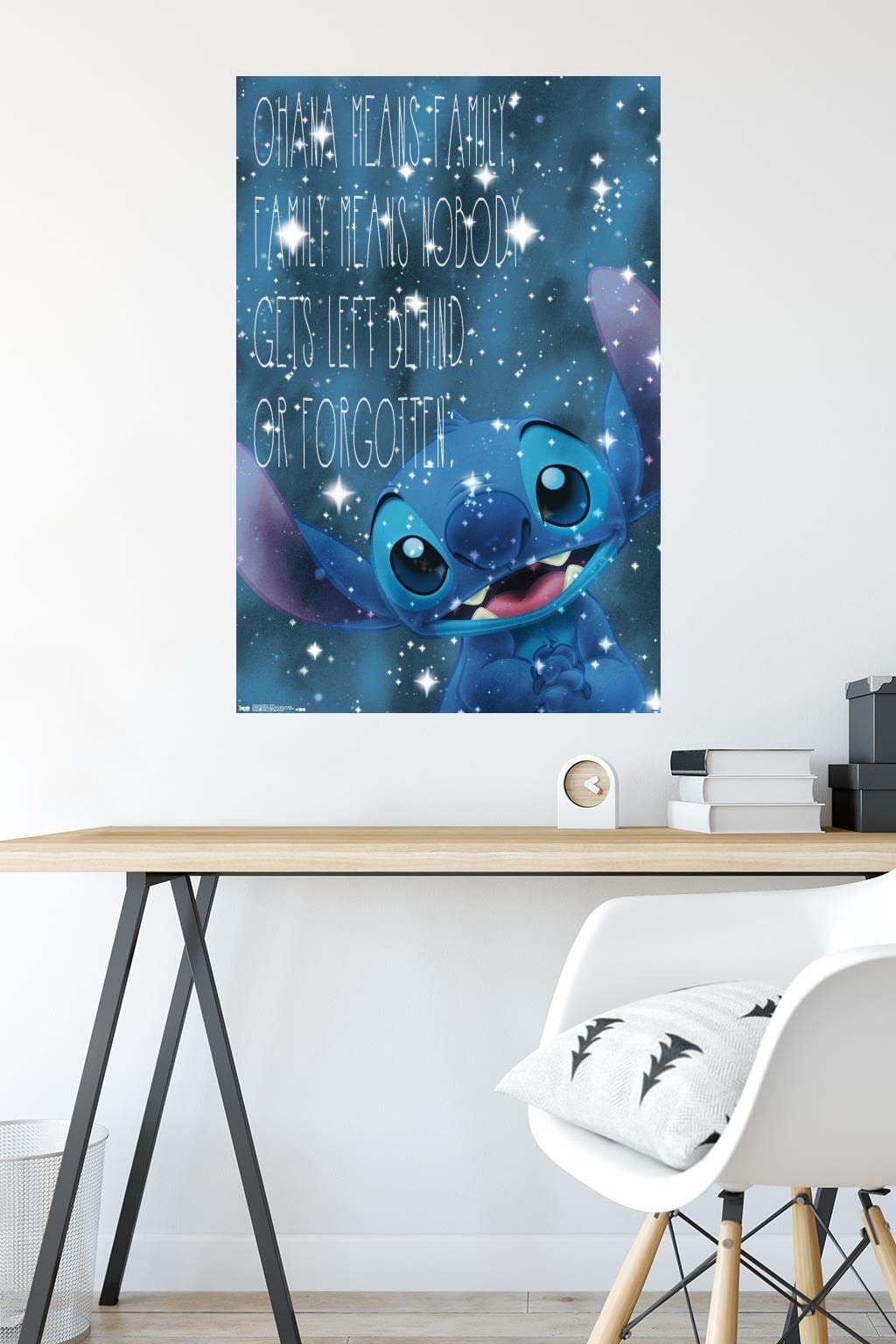 Trends International Disney Lilo And Stitch - Ohana Wall Poster, 22.375'' X 34'', Premium Unframed Version